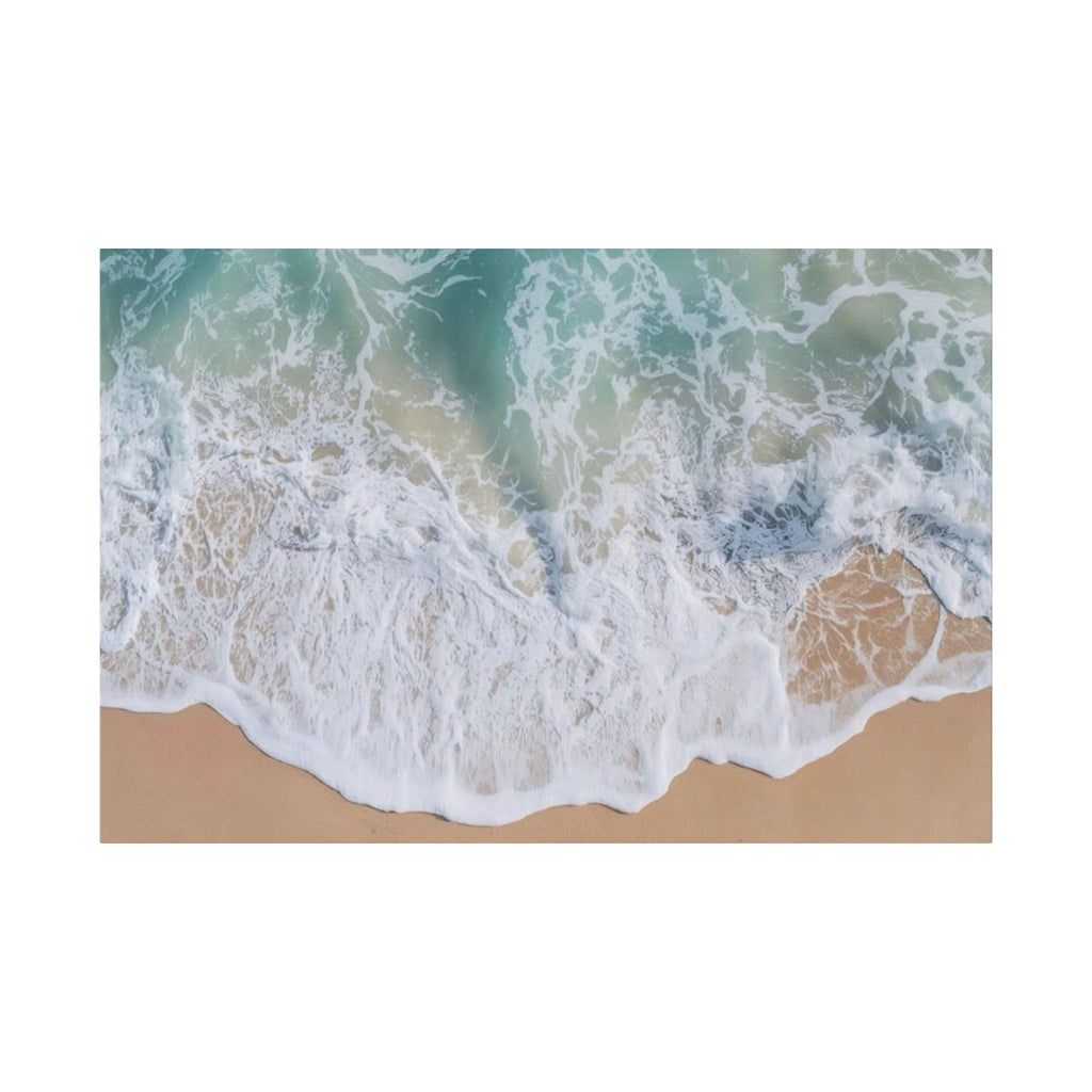 Ocean Waves Beach Canvas