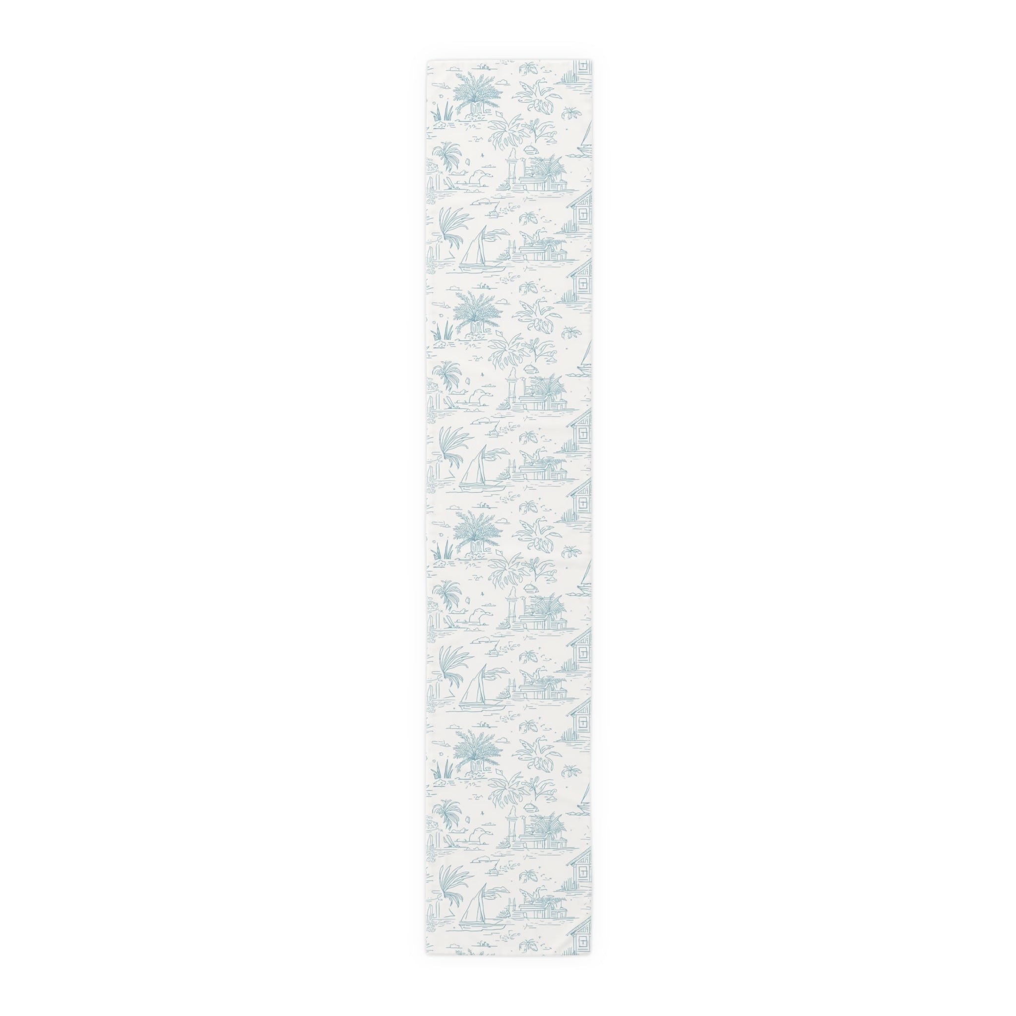 Coastal Toile Table Runner