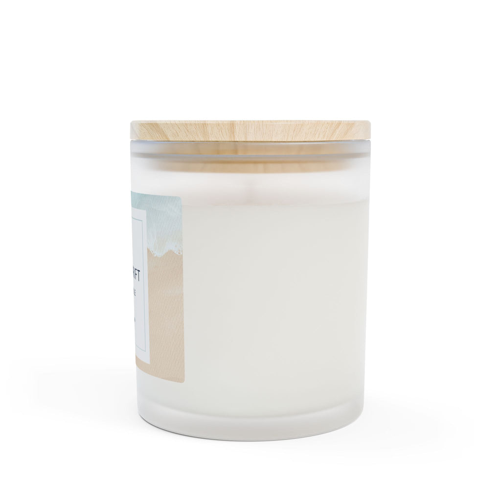 Ocean Drift Natural Candle - Frosted Glass, Relaxing Home Decor, Perfect Gift for Spa, Weddings, Serenity, Aromatherapy
