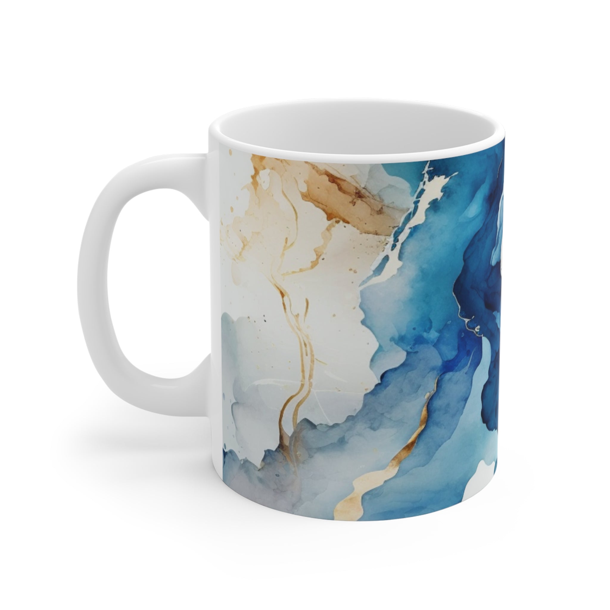 Elegant Blue Coastal Mug
