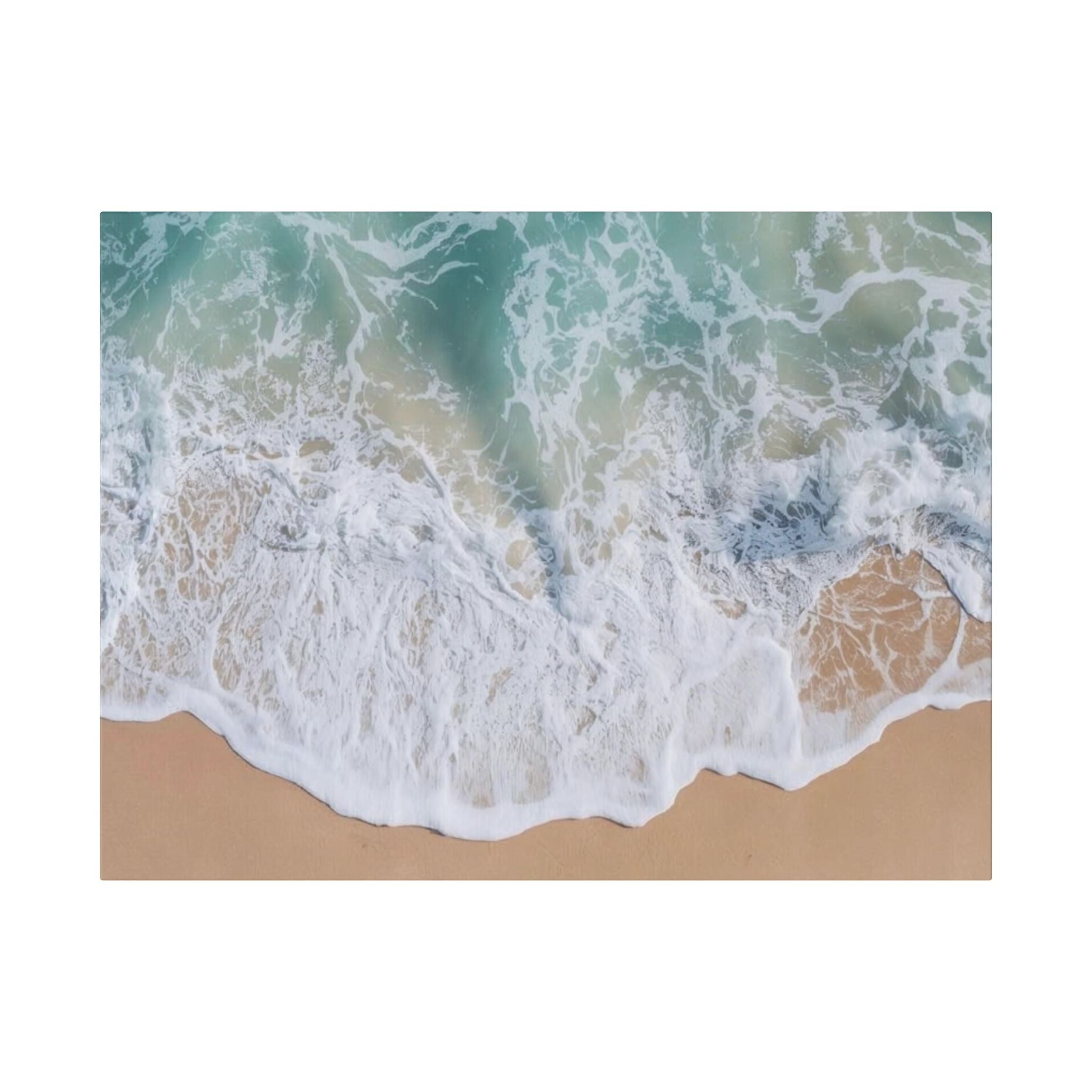 Ocean Waves Beach Canvas