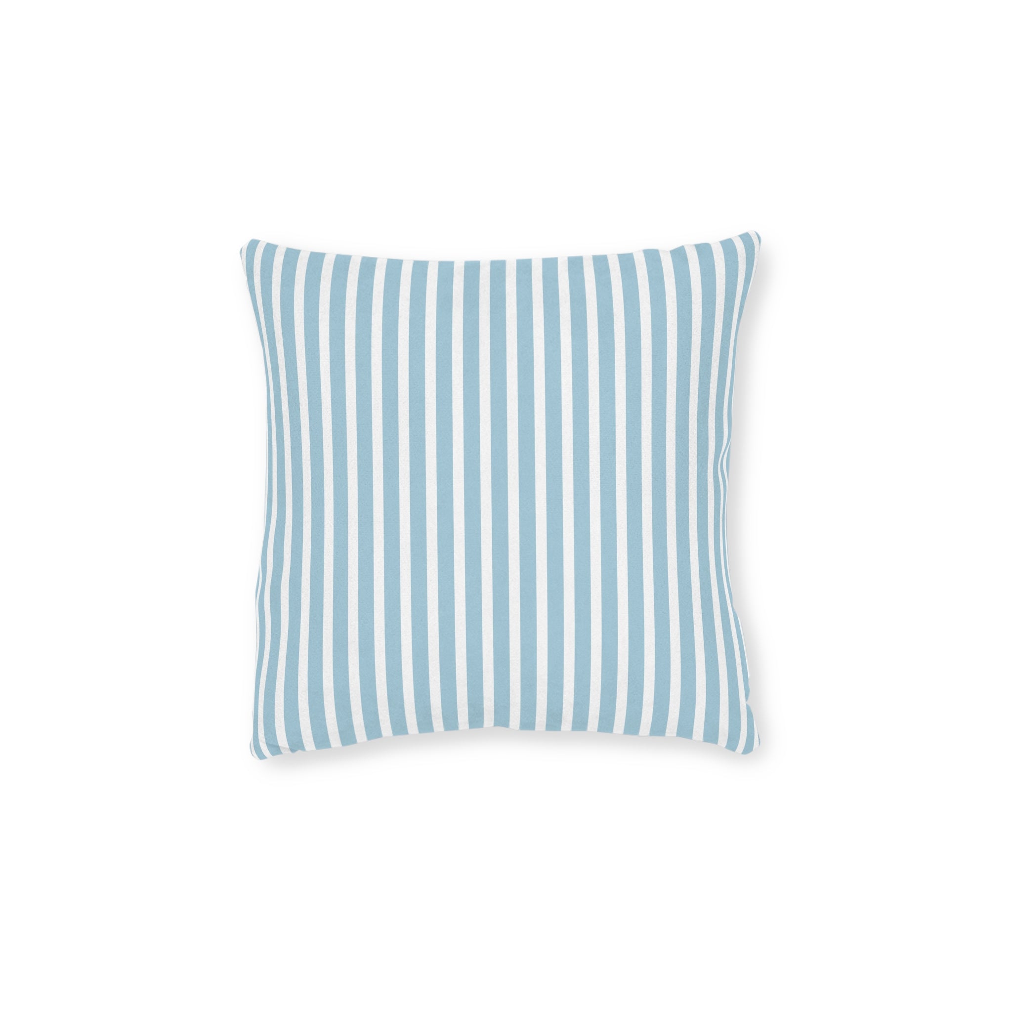 Coastal Blue Striped Pillow