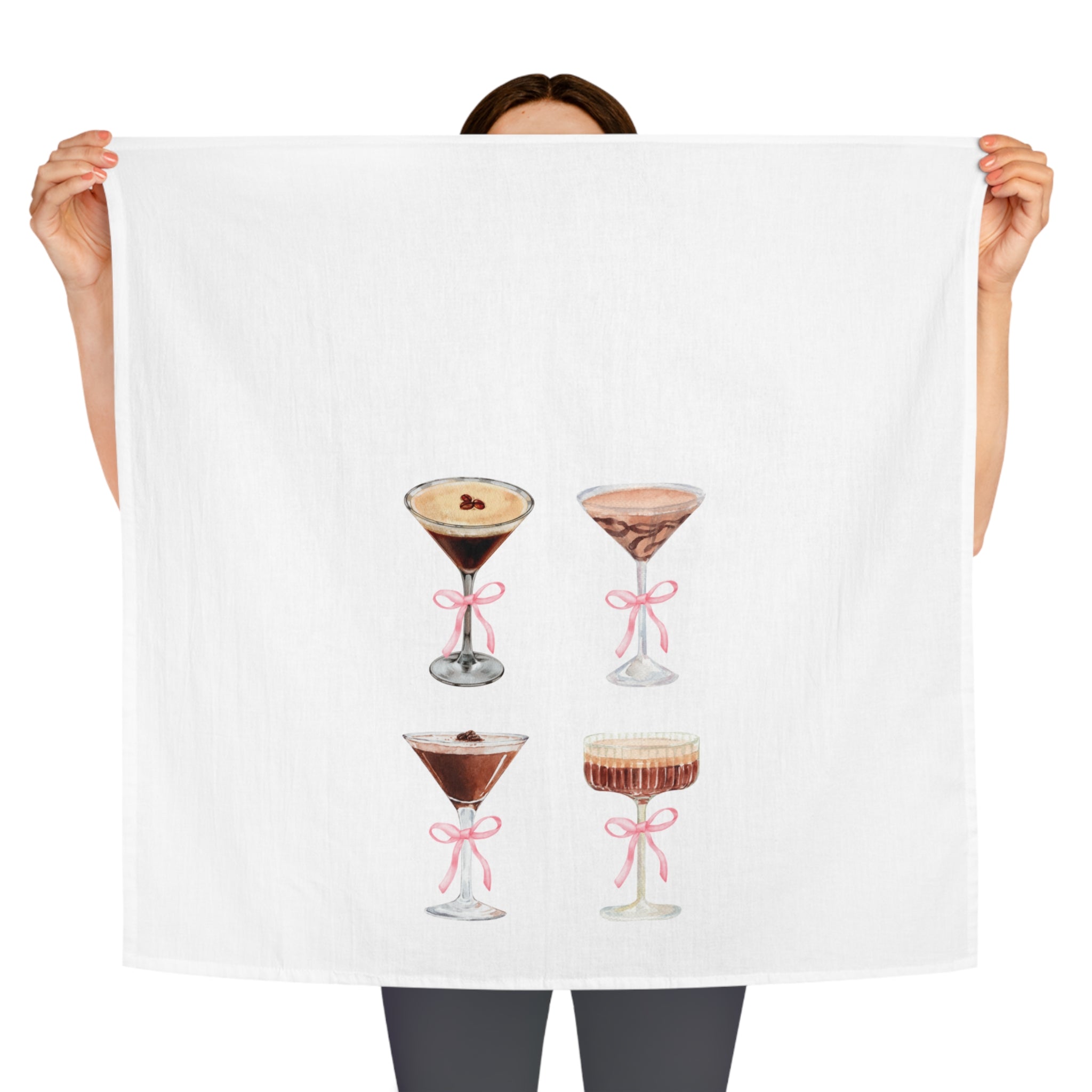 Chic Cocktail Tea Towel, Vibrant Kitchen Decor, Gift for Bartenders, Housewarming Present, Martini Lover's Must-Have