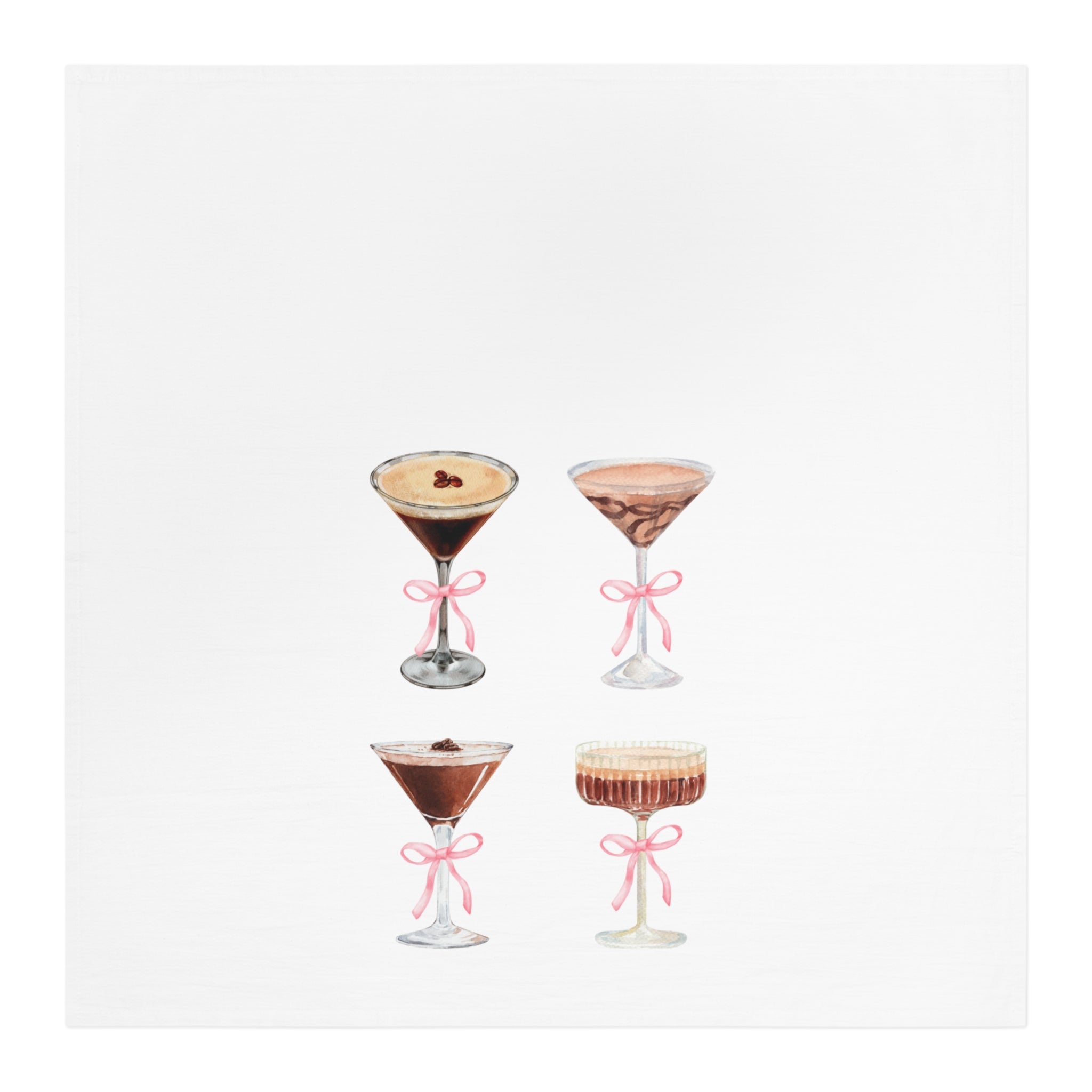 Chic Cocktail Tea Towel, Vibrant Kitchen Decor, Gift for Bartenders, Housewarming Present, Martini Lover's Must-Have