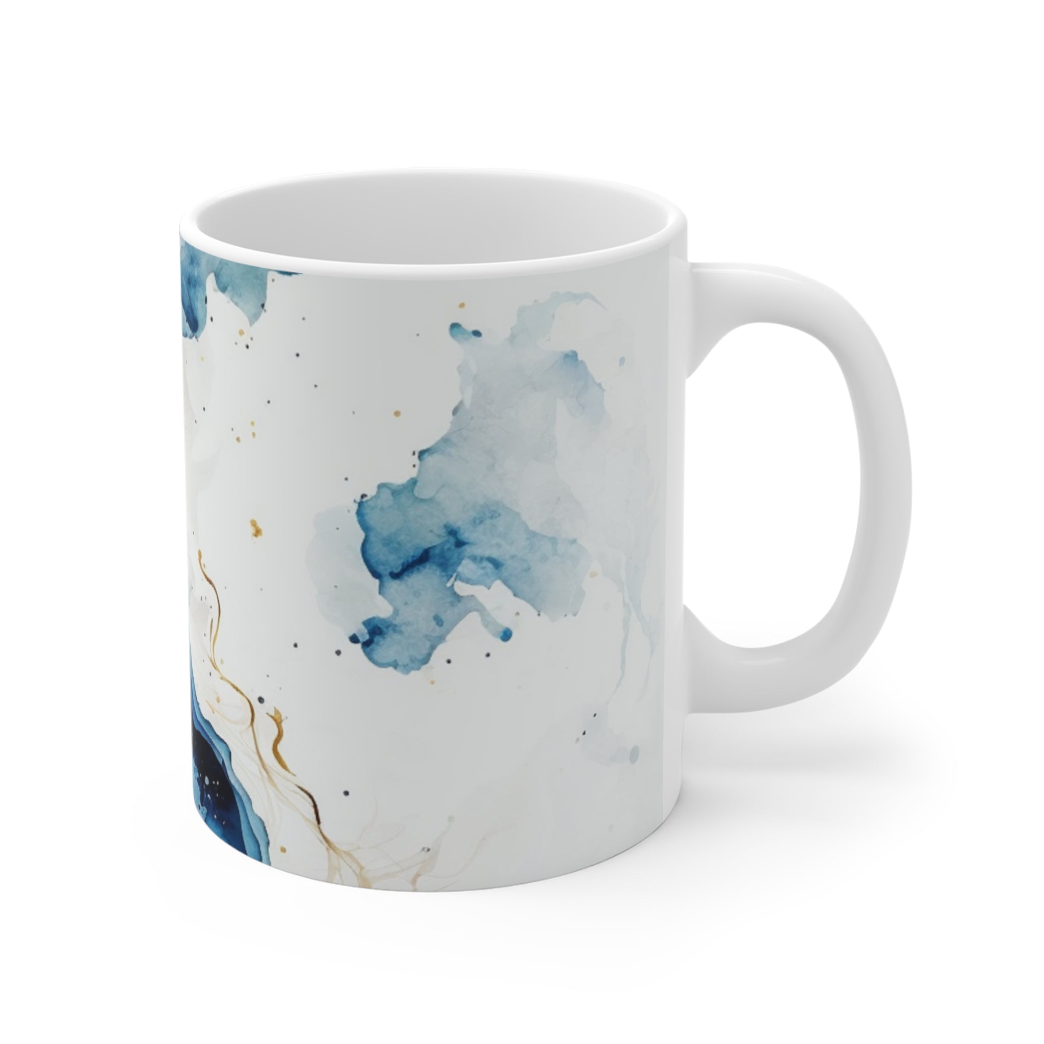 Elegant Blue Coastal Mug