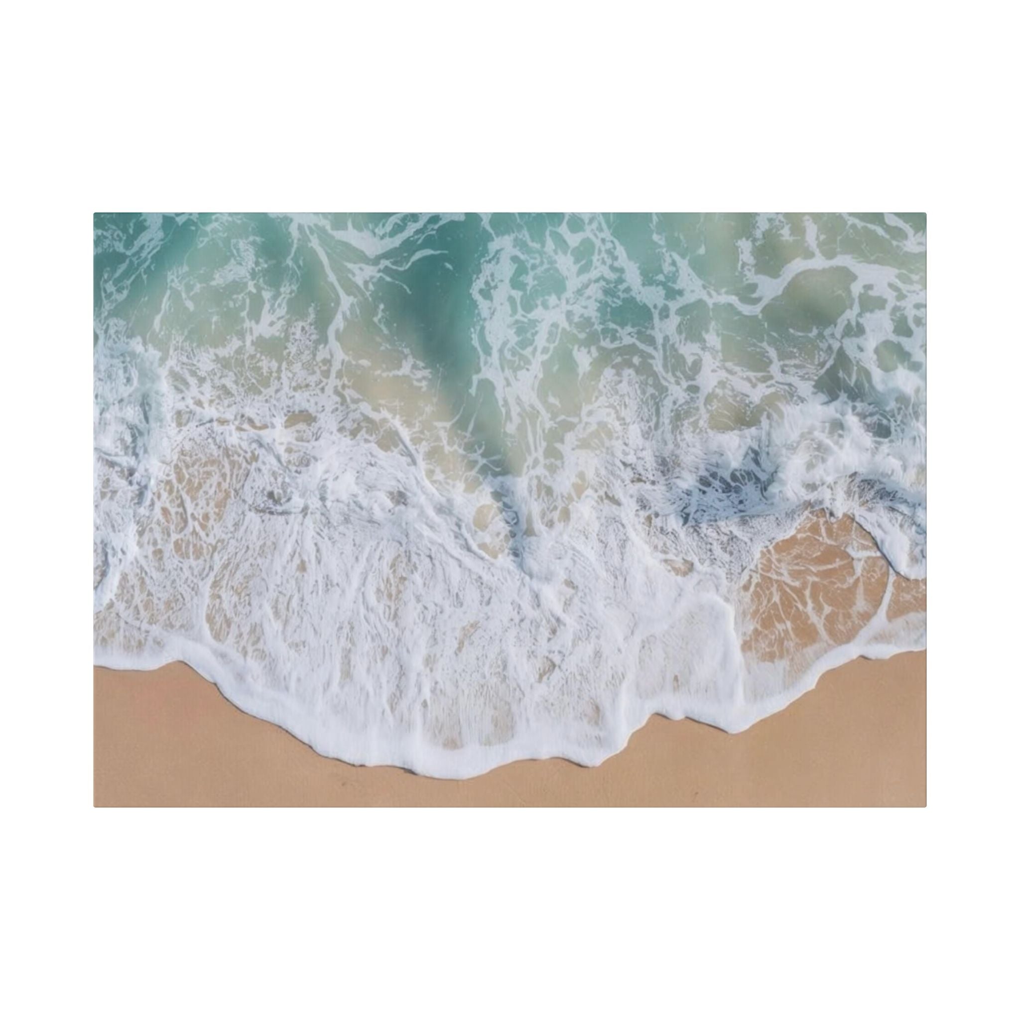 Ocean Waves Beach Canvas