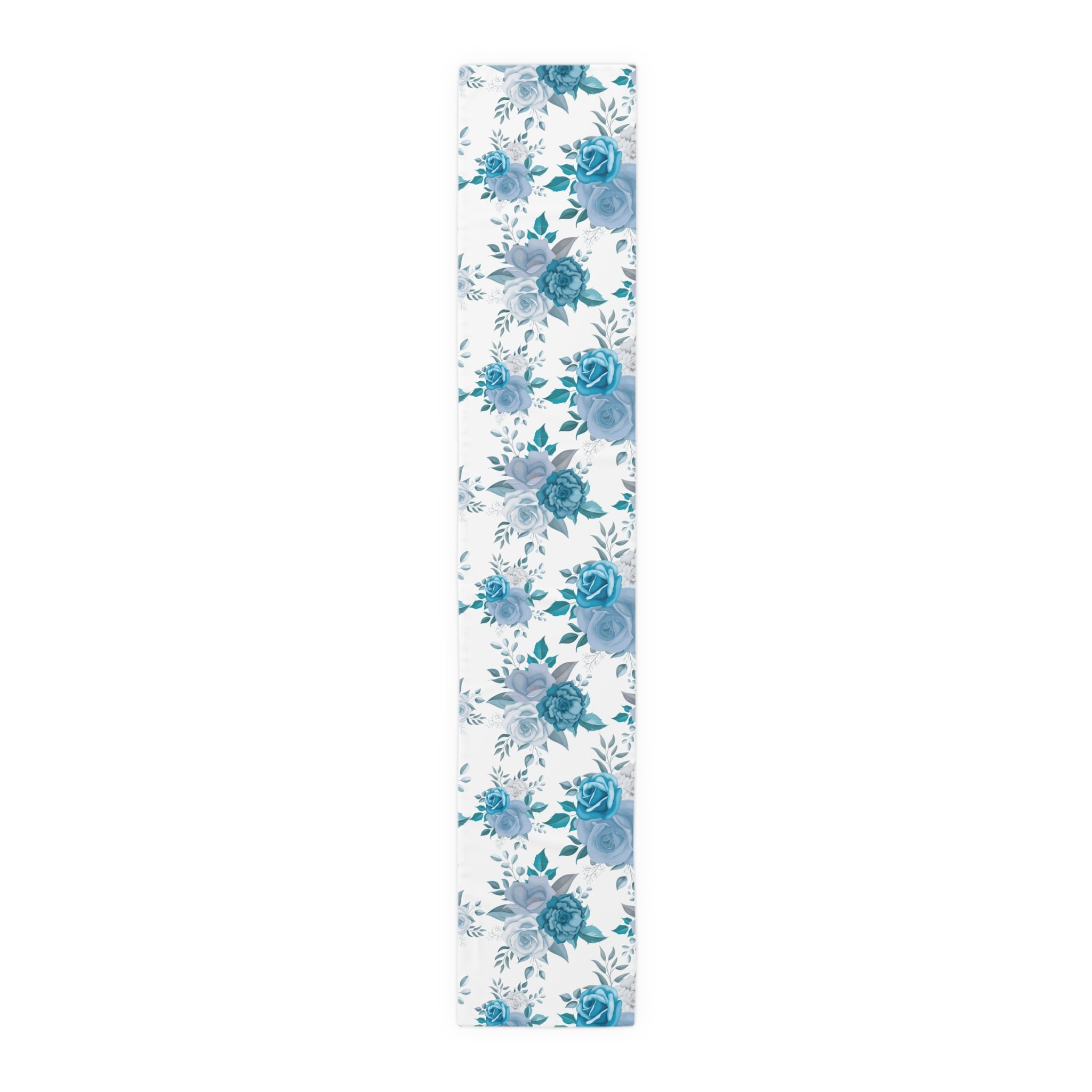 Blue Floral Table Runner