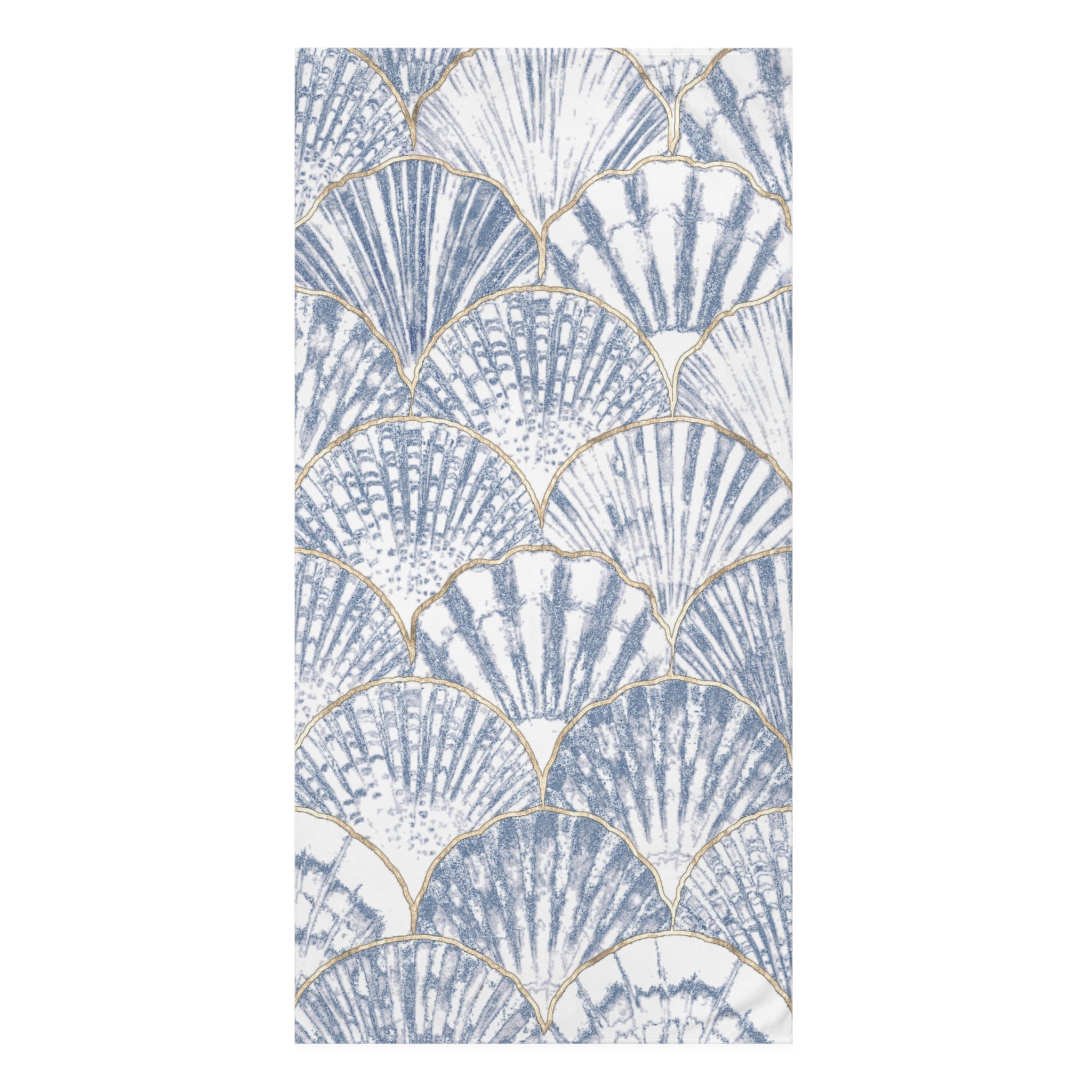 Coastal Seashell Mink-Cotton BathTowel