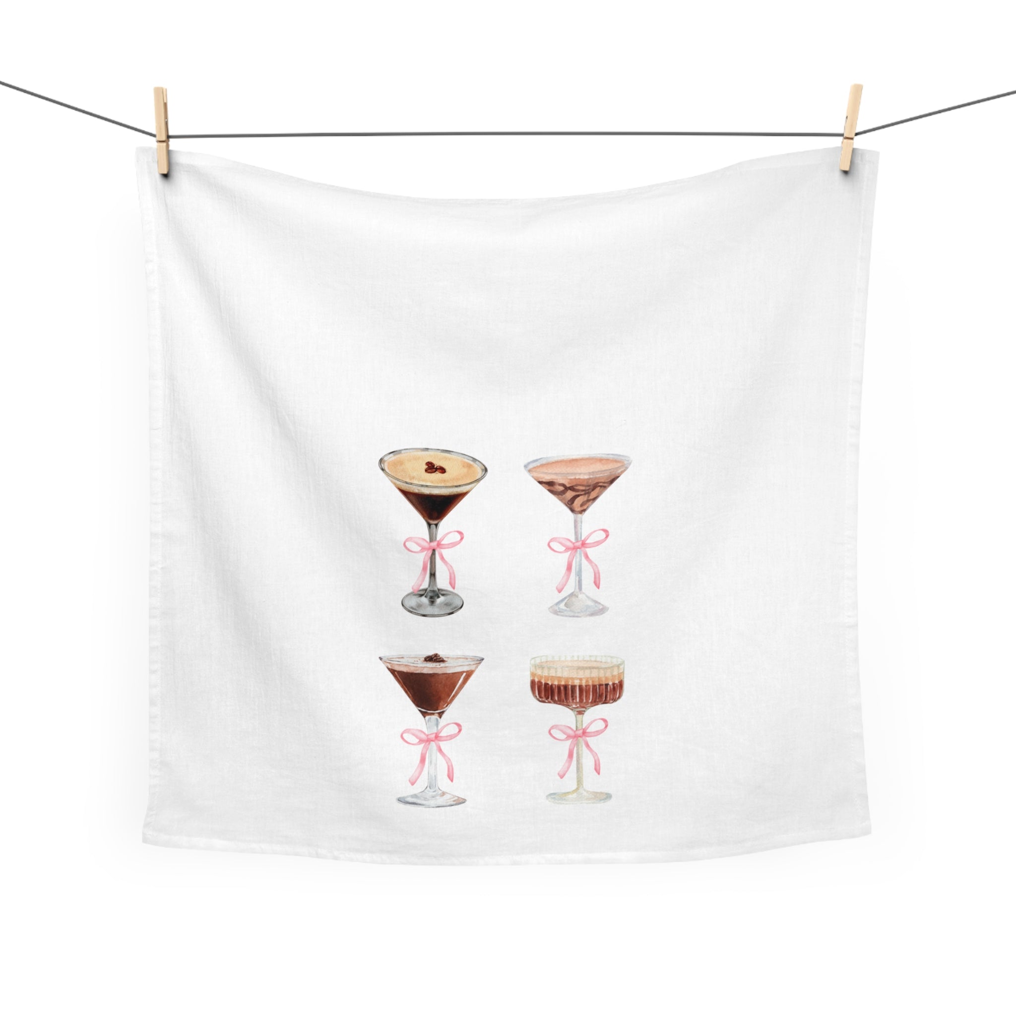 Chic Cocktail Tea Towel, Vibrant Kitchen Decor, Gift for Bartenders, Housewarming Present, Martini Lover's Must-Have