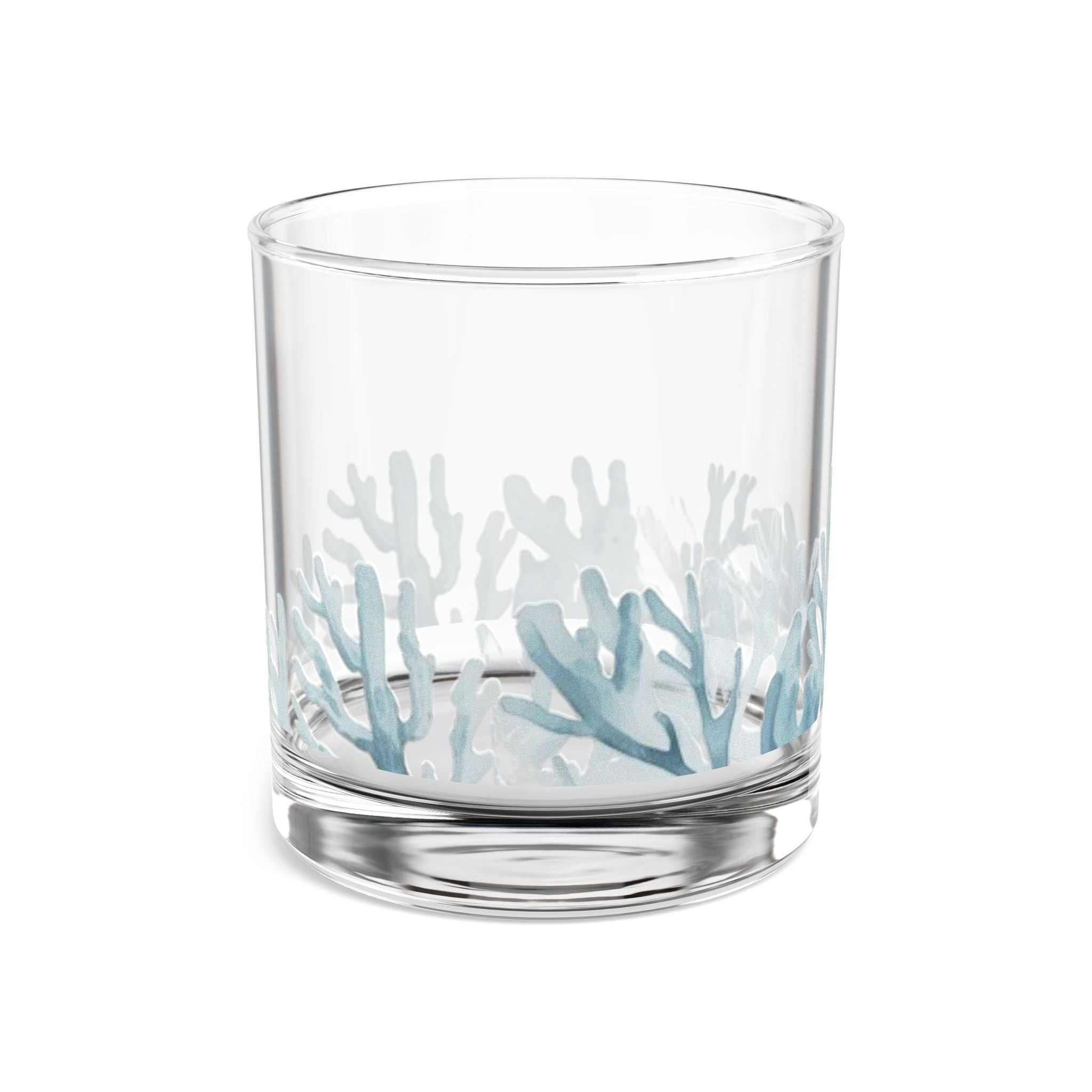 Blue Coral Reef Cocktail Glass