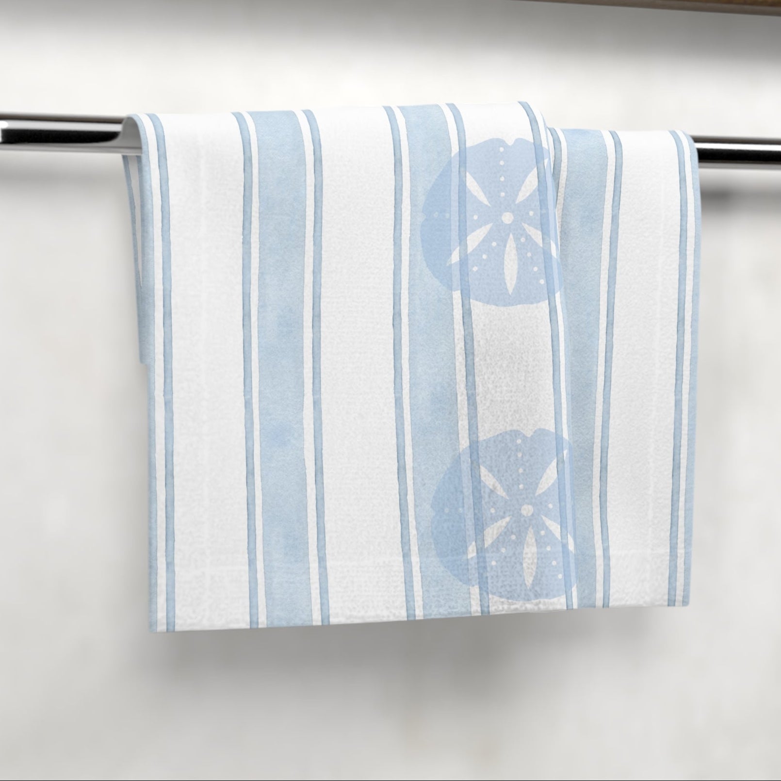 Coastal Striped Face Towel