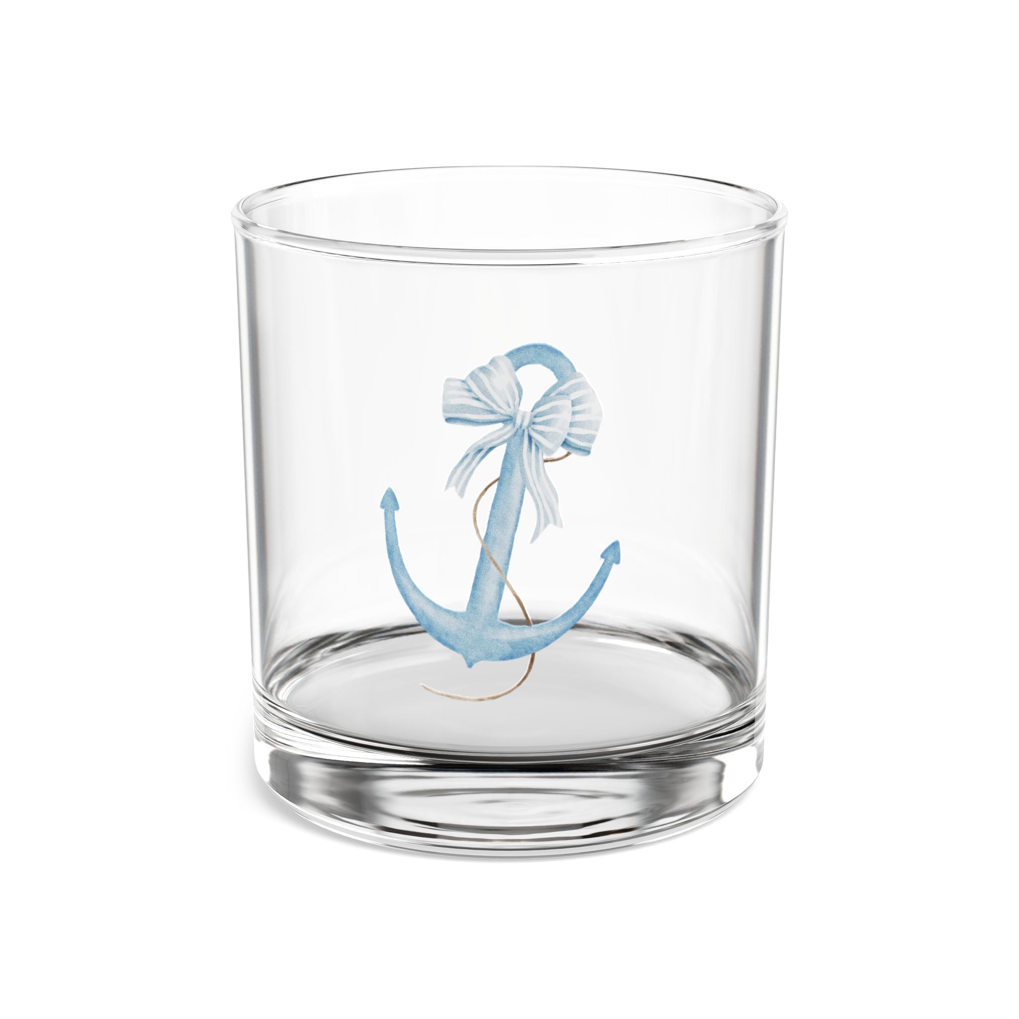 Nautical Anchor Rocks Glass 10oz