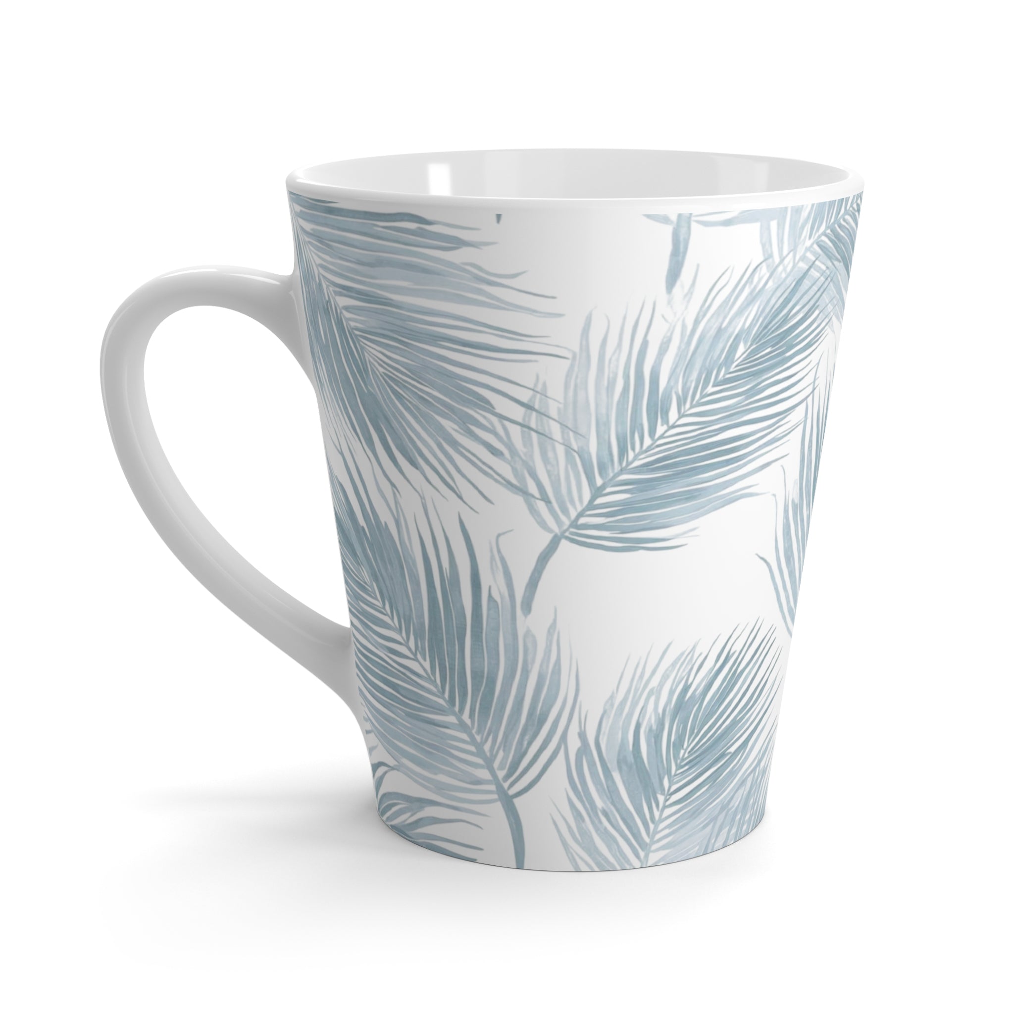Blue Palm Coastal Mug