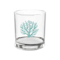 Teal Coral Cocktail Glass