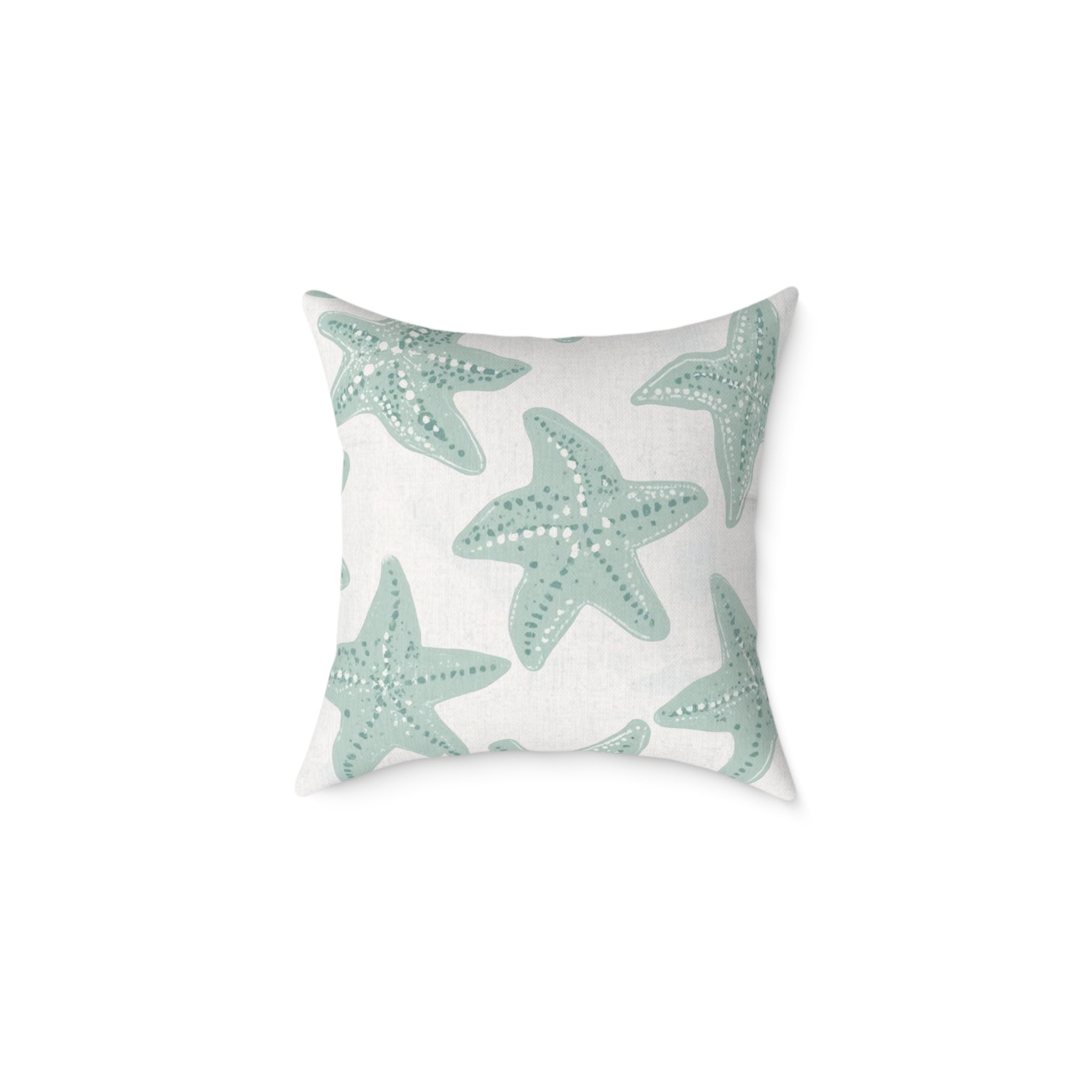 Starfish Coastal Throw Pillow