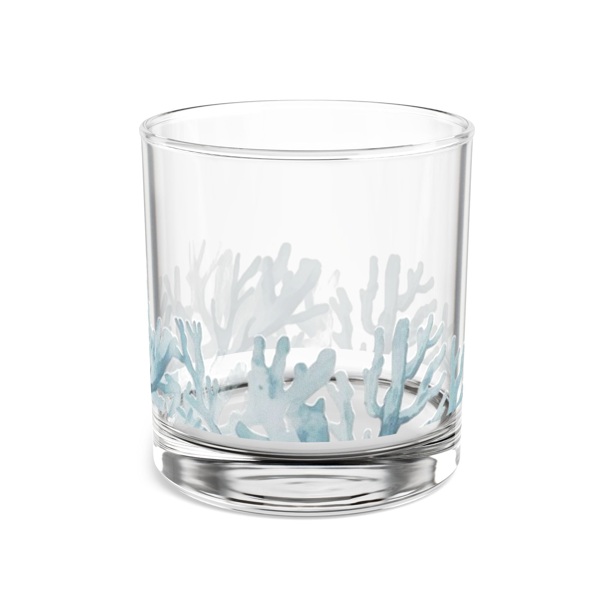 Blue Coral Reef Cocktail Glass