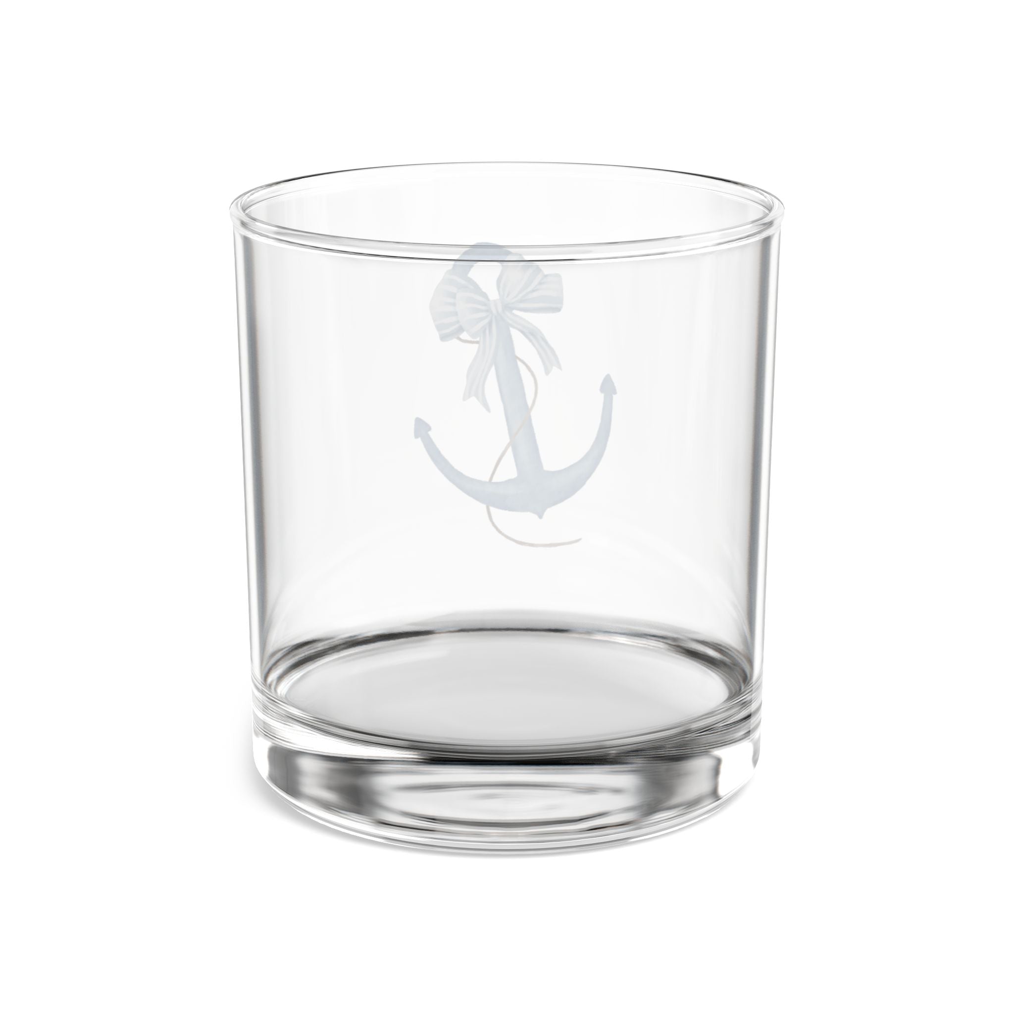 Nautical Anchor Rocks Glass 10oz