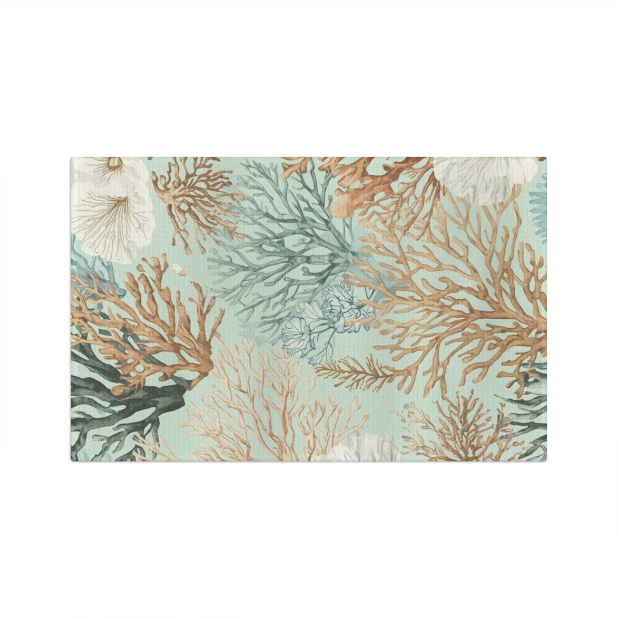 Coastal Coral Reef Kitchen Towel