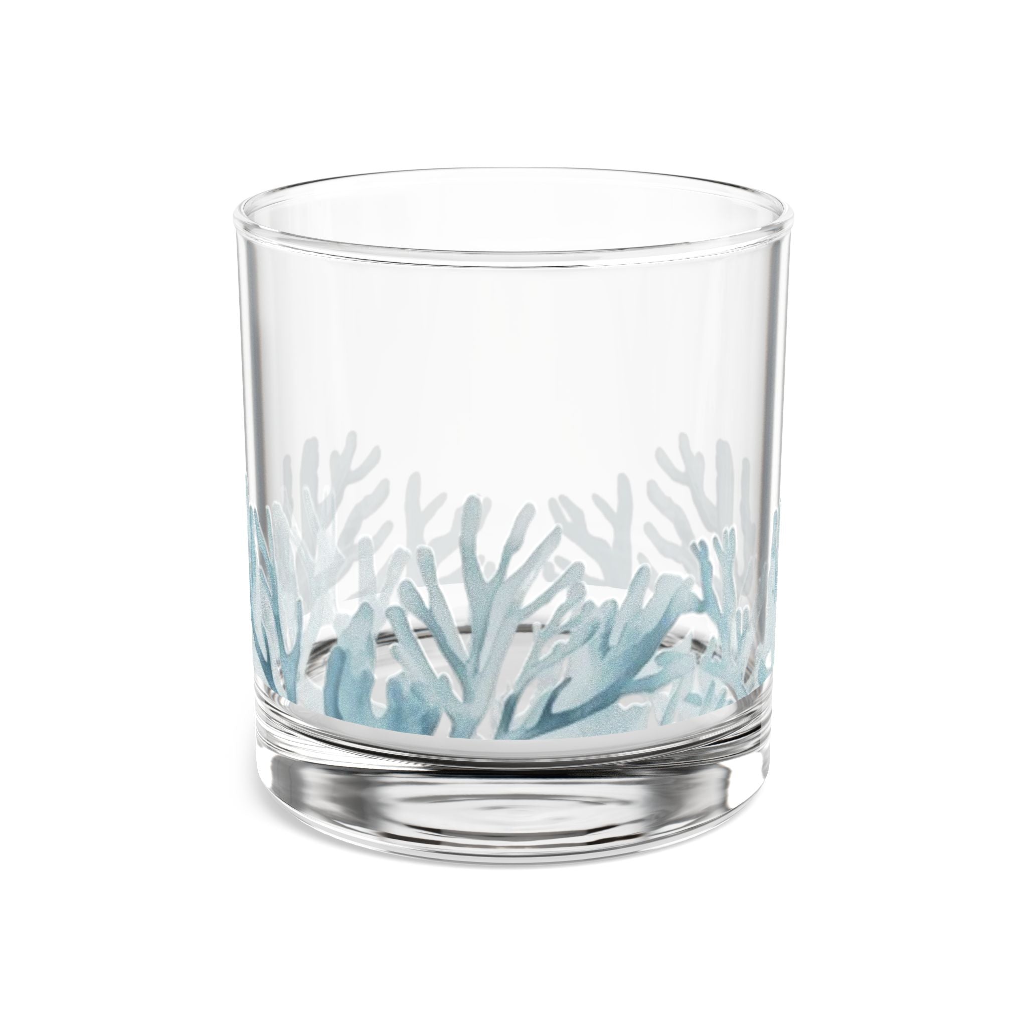 Blue Coral Reef Cocktail Glass