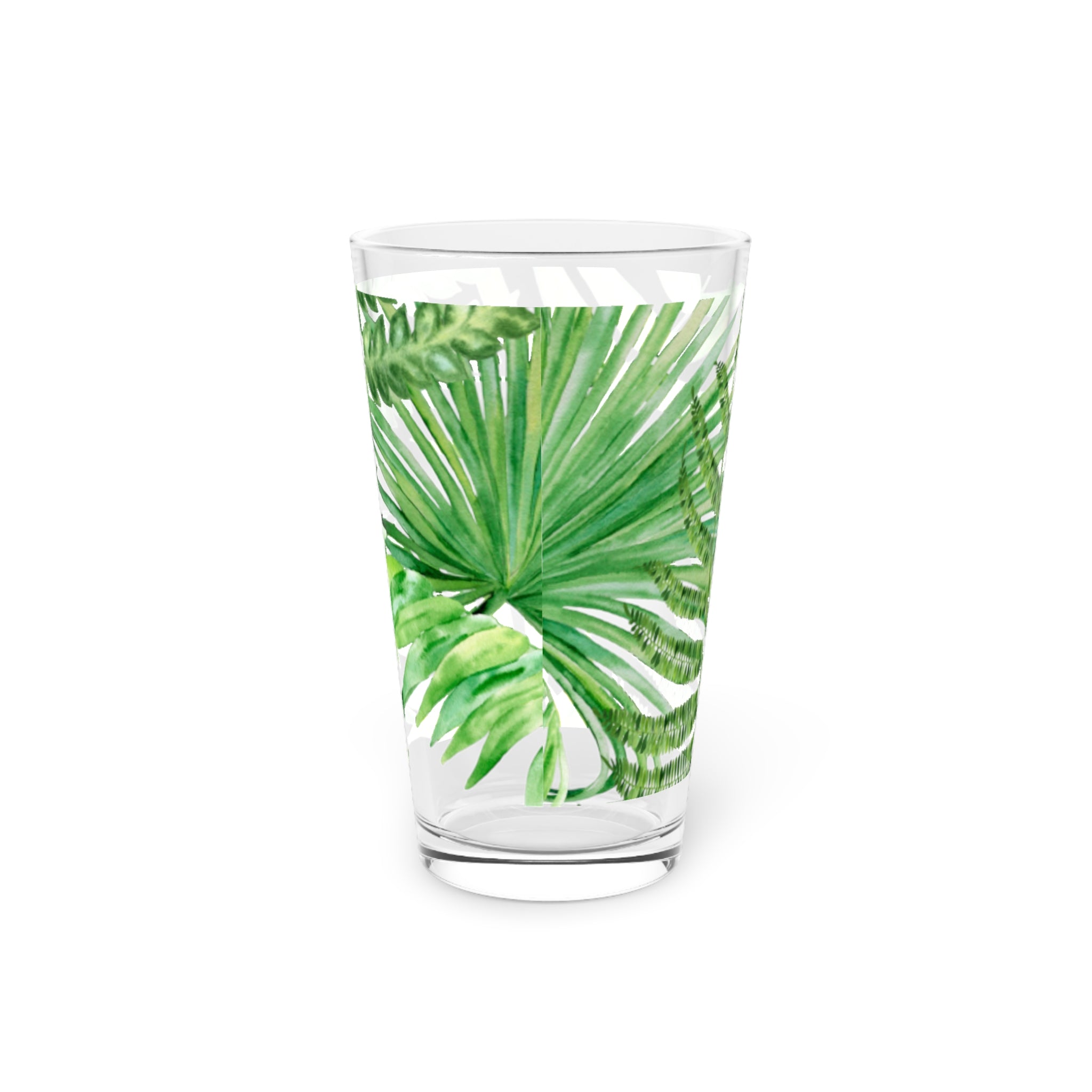 Tropical Pint Glass - 16oz - Perfect for Summer Gatherings & Outdoor Parties