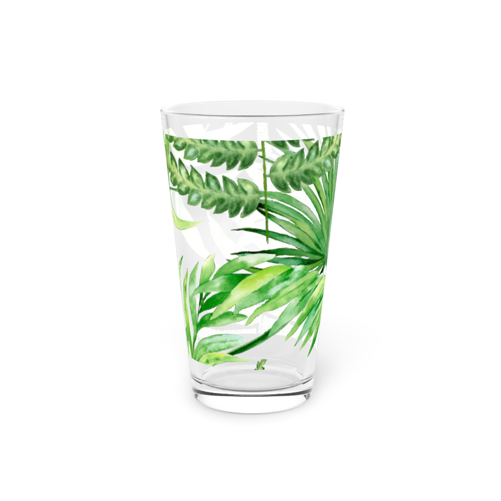 Tropical Pint Glass - 16oz - Perfect for Summer Gatherings & Outdoor Parties