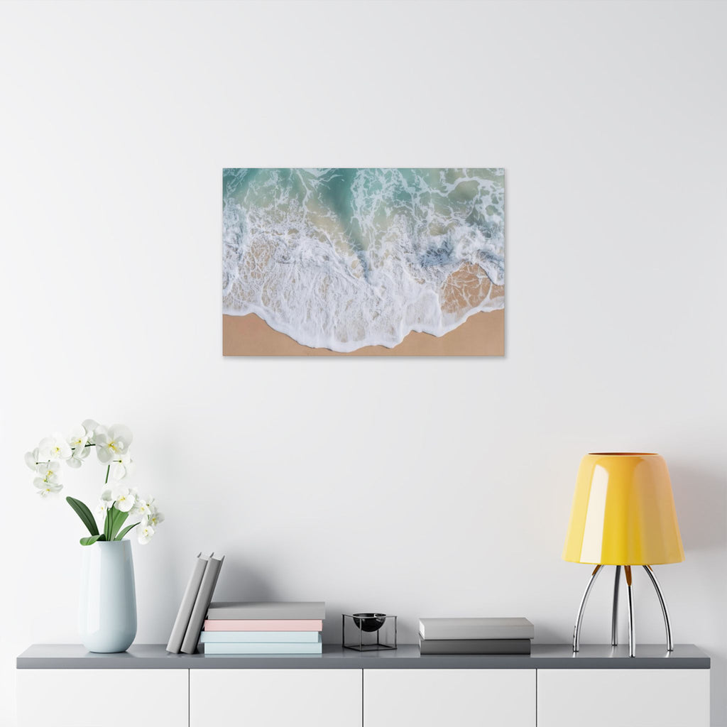 Ocean Waves Beach Canvas