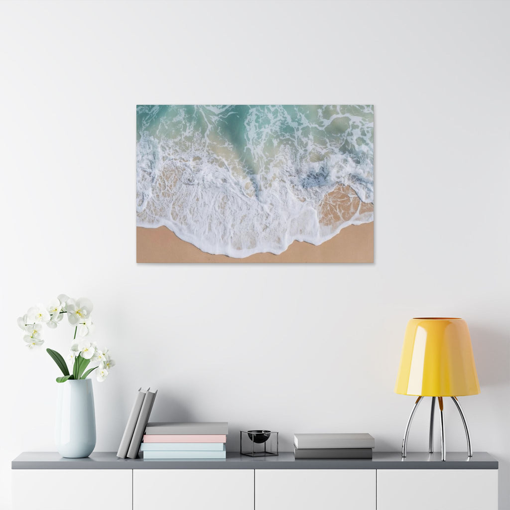 Ocean Waves Beach Canvas