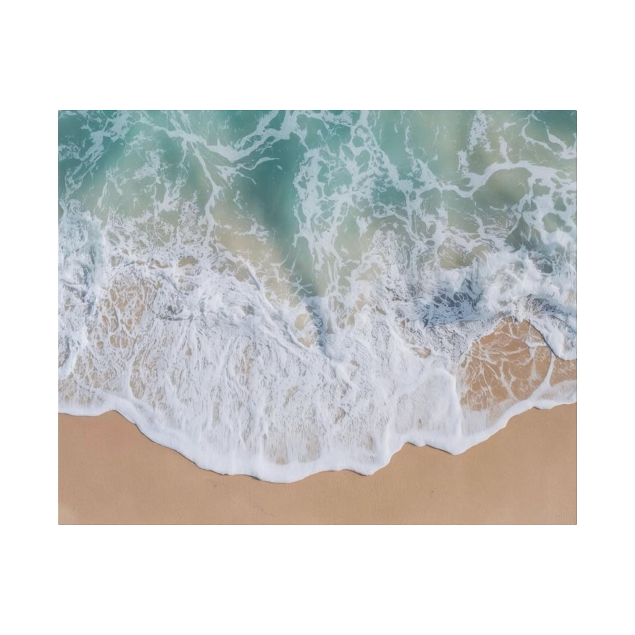 Ocean Waves Beach Canvas