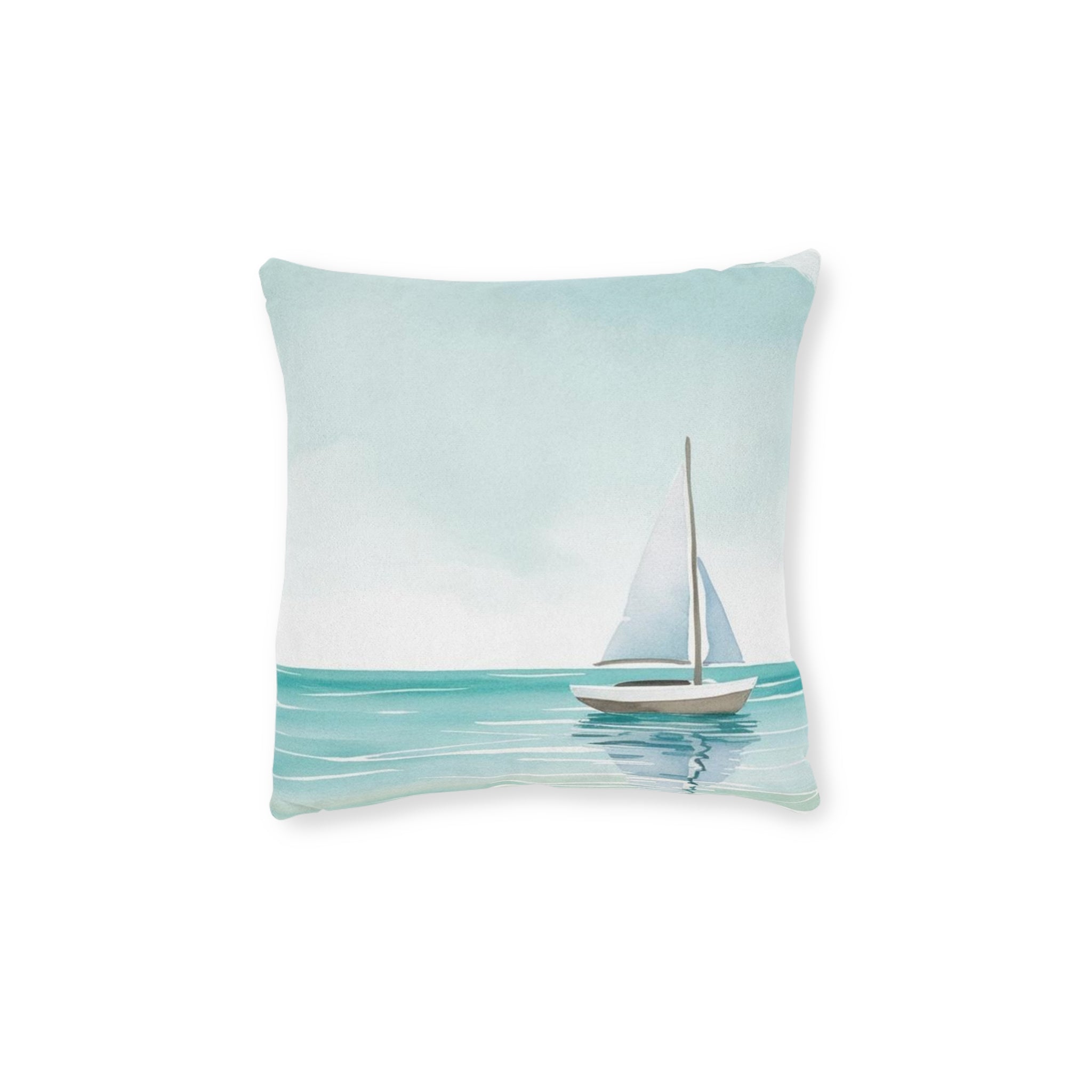 Sailboat Throw Pillow