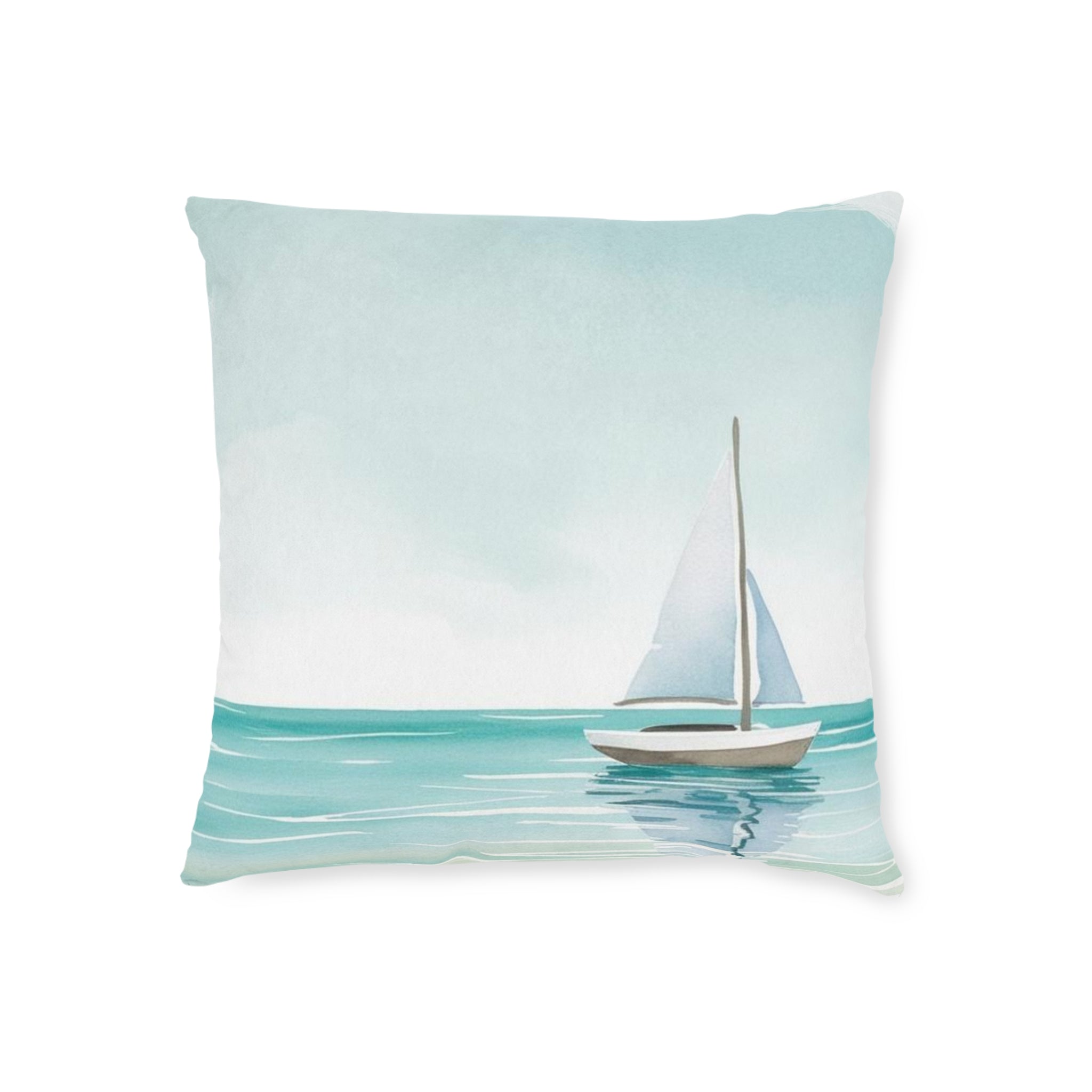 Sailboat Throw Pillow