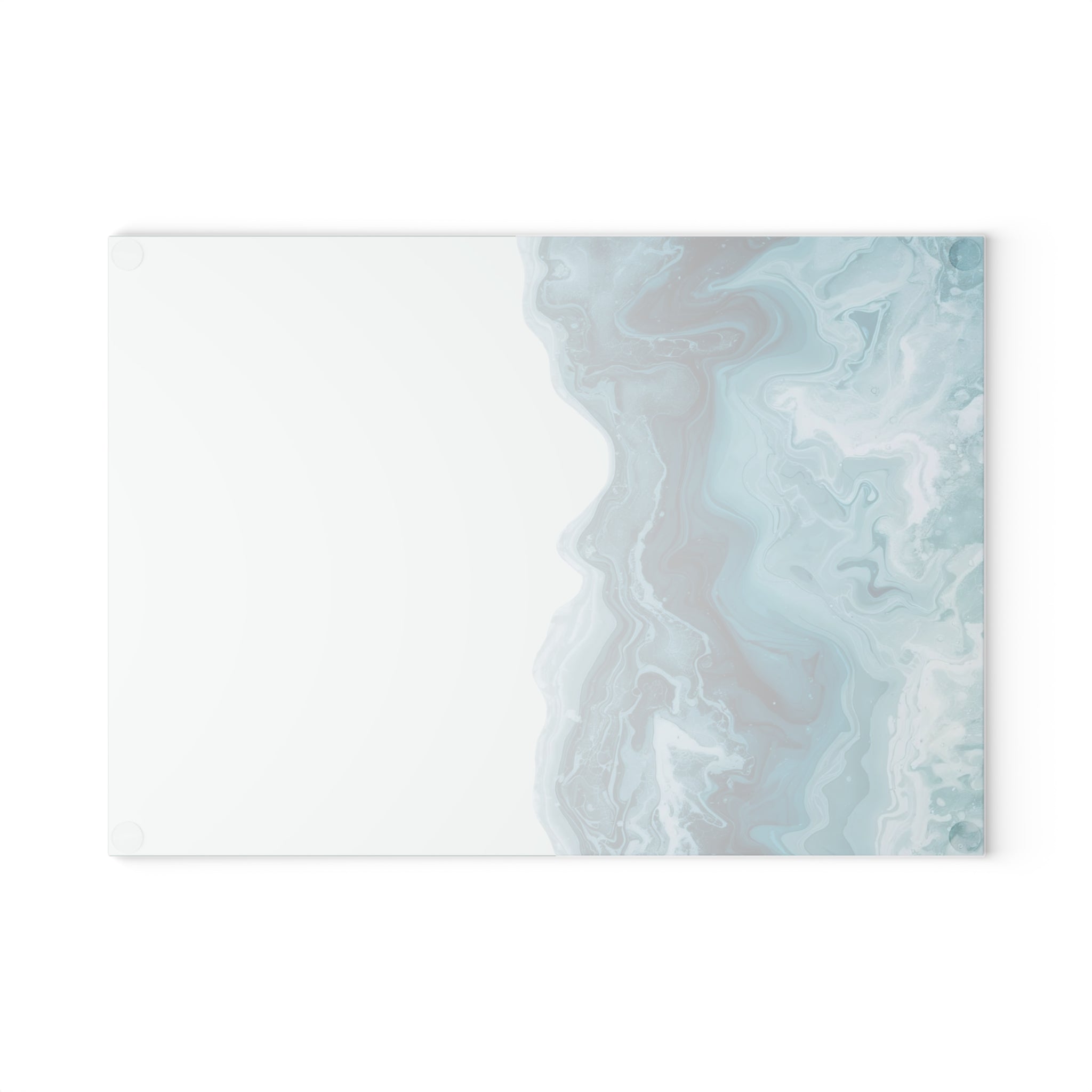 Abstract Wave Glass Cutting Board