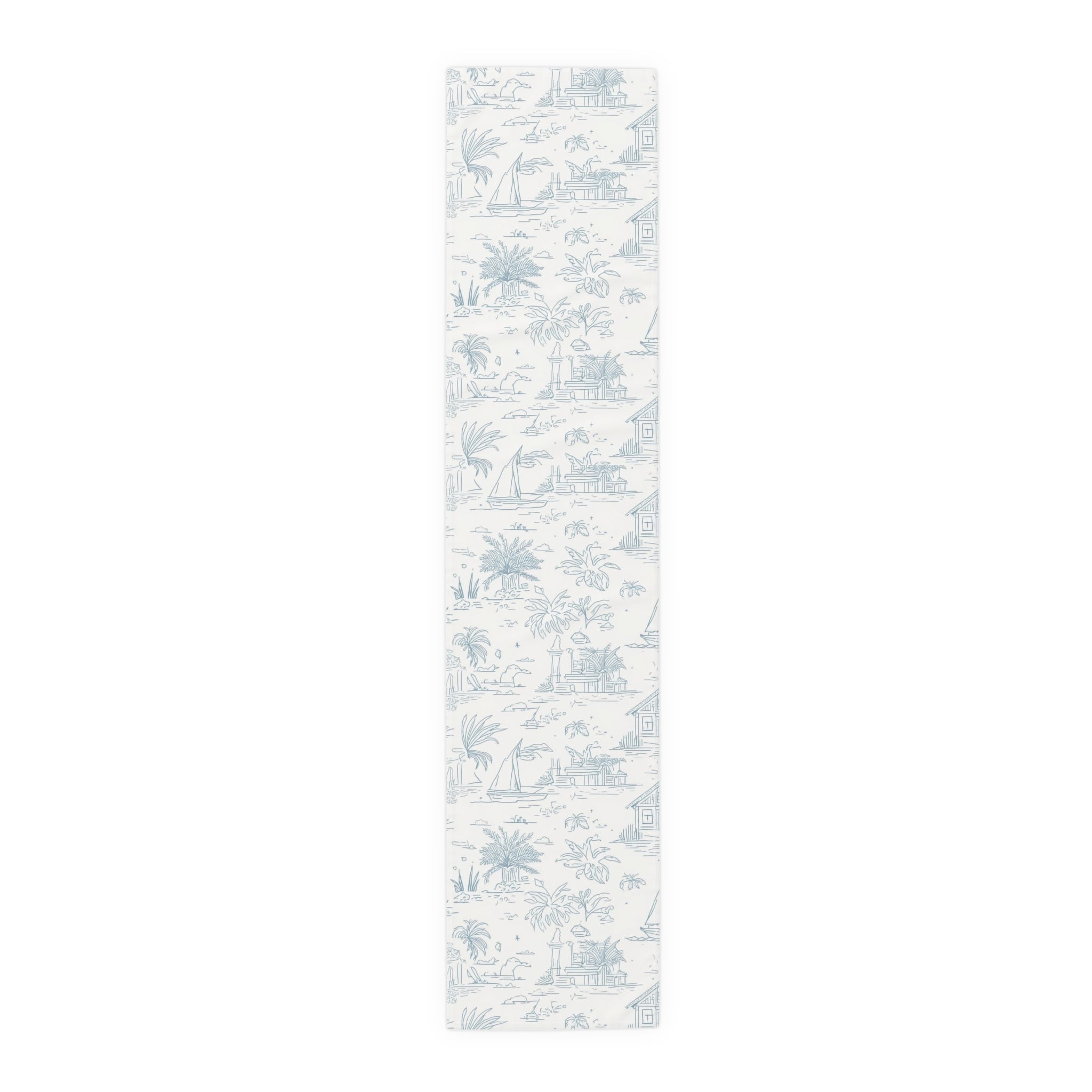 Coastal Toile Table Runner