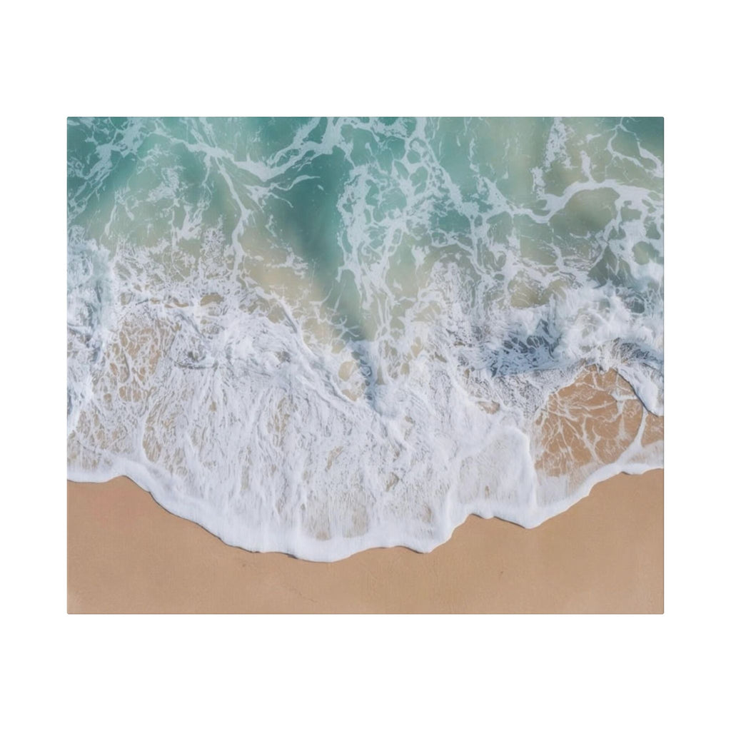 Ocean Waves Beach Canvas