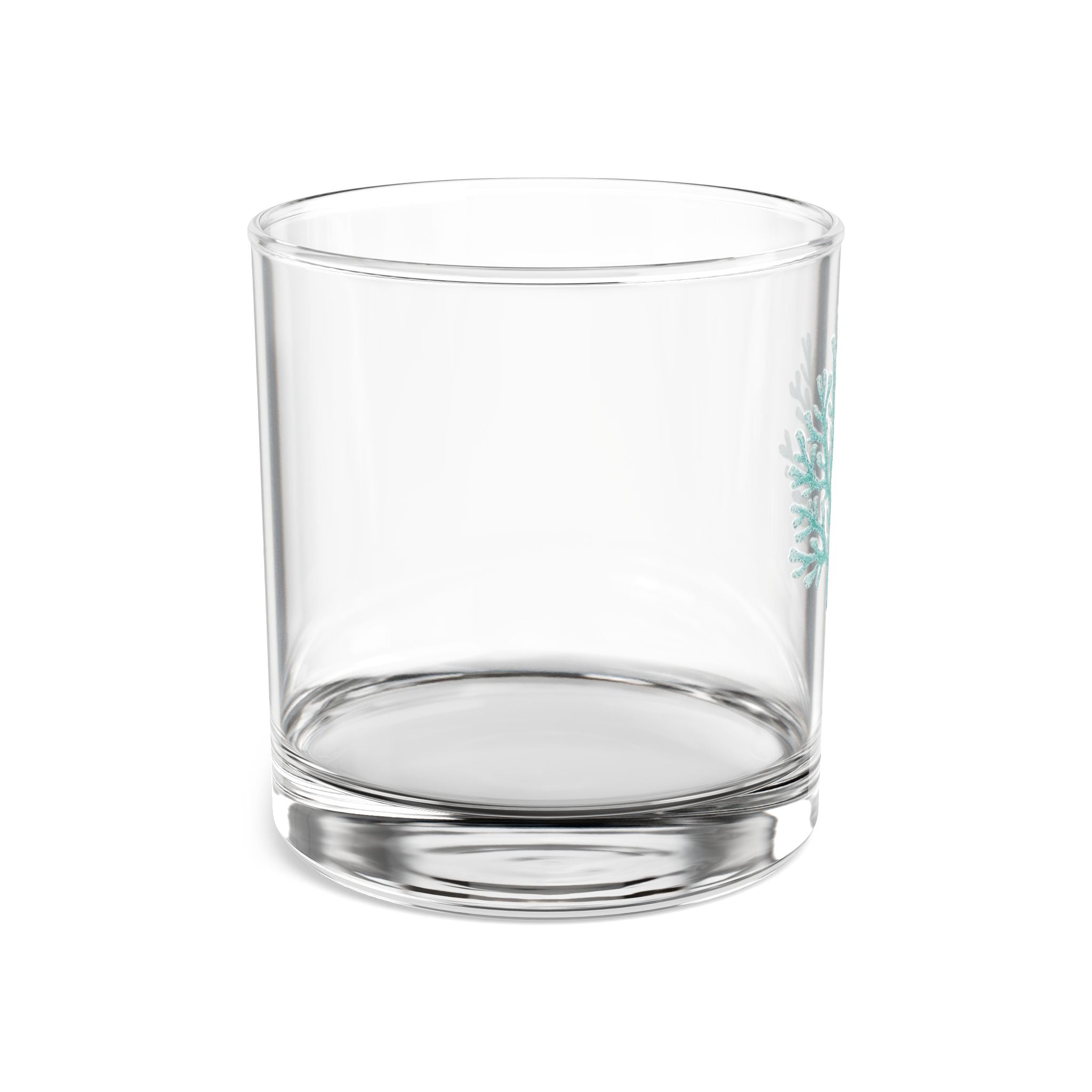 Teal Coral Cocktail Glass