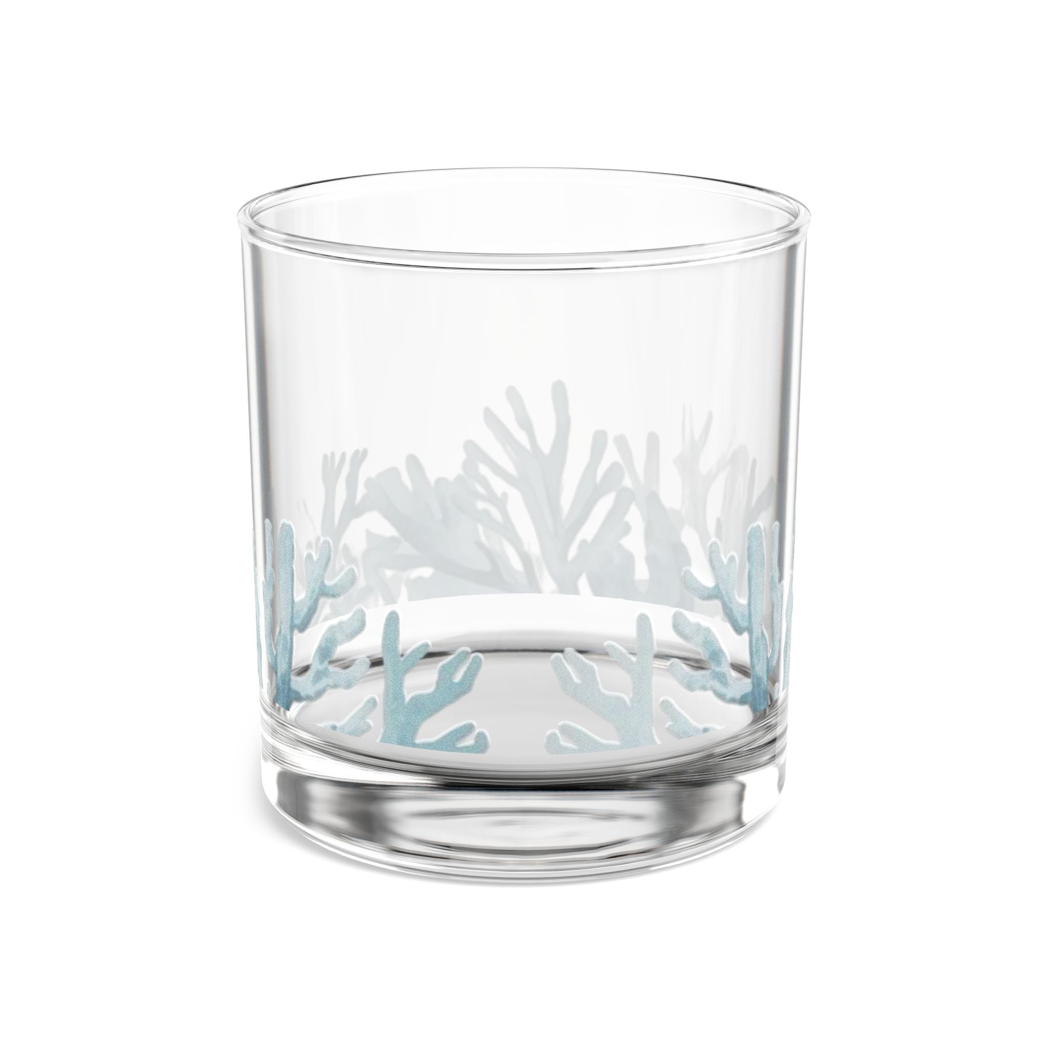 Blue Coral Reef Cocktail Glass
