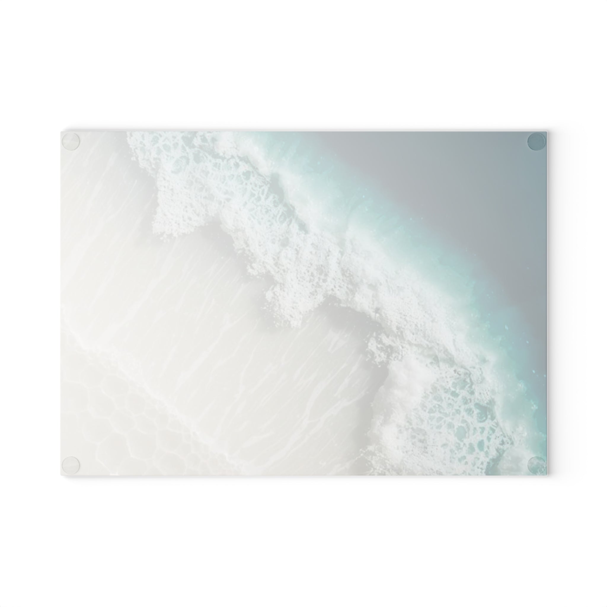Coastal Wave Glass Cutting Board