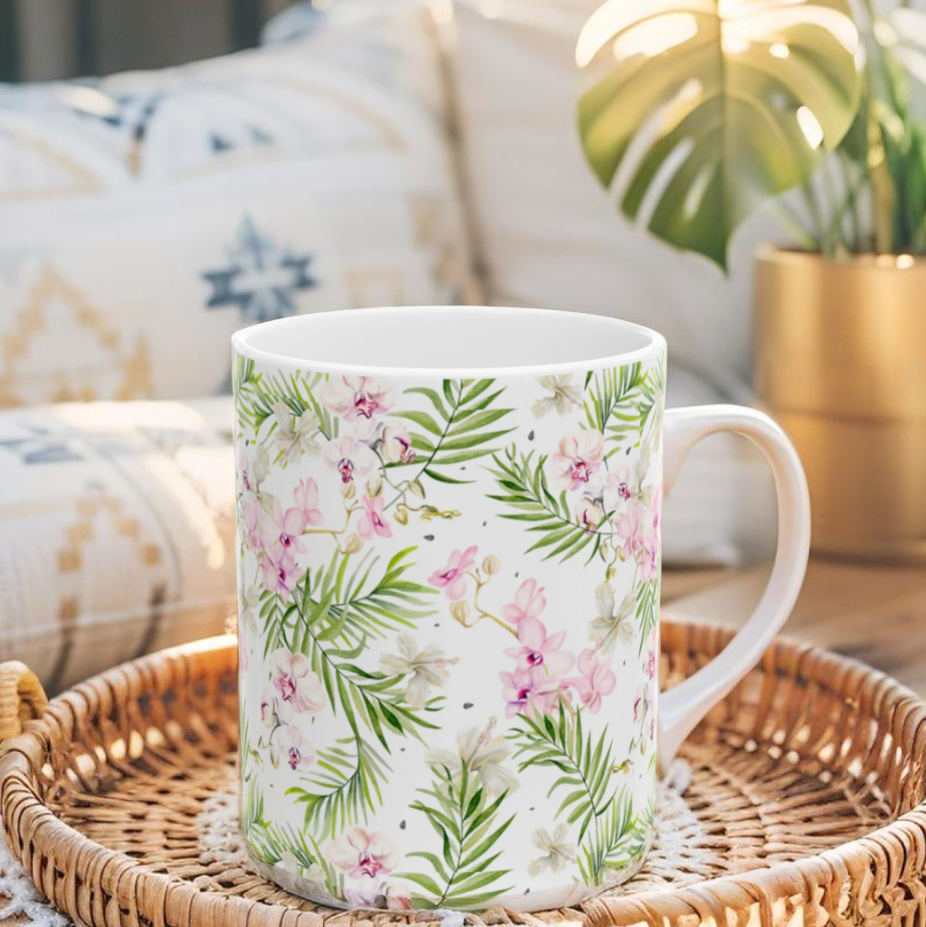 Tropical Floral Mug