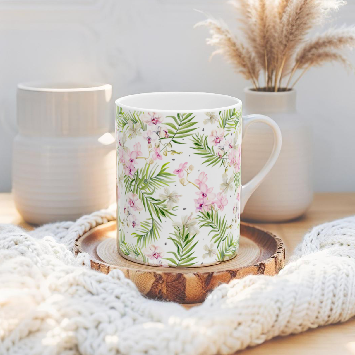 Tropical Floral Mug