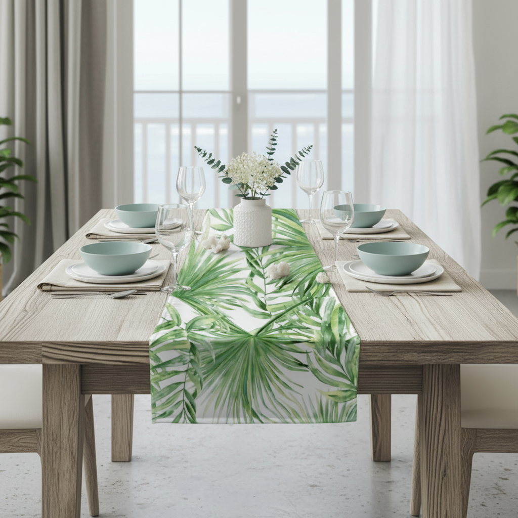 Boca Palm Table Runner