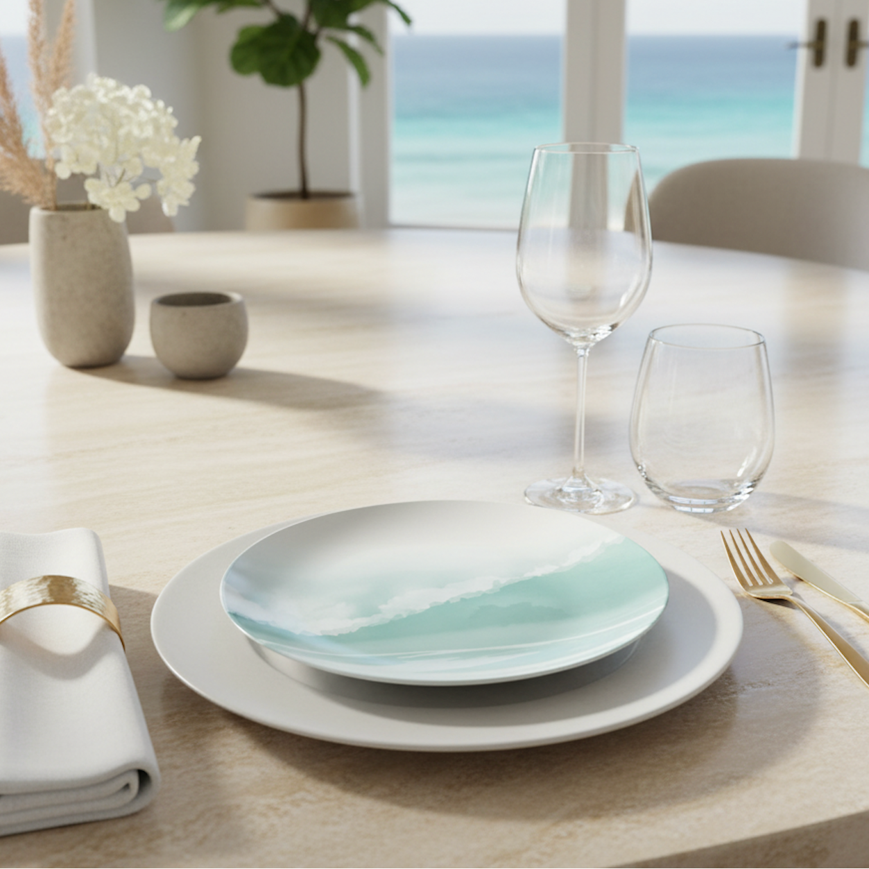 Abstract Coastal Wave Plate