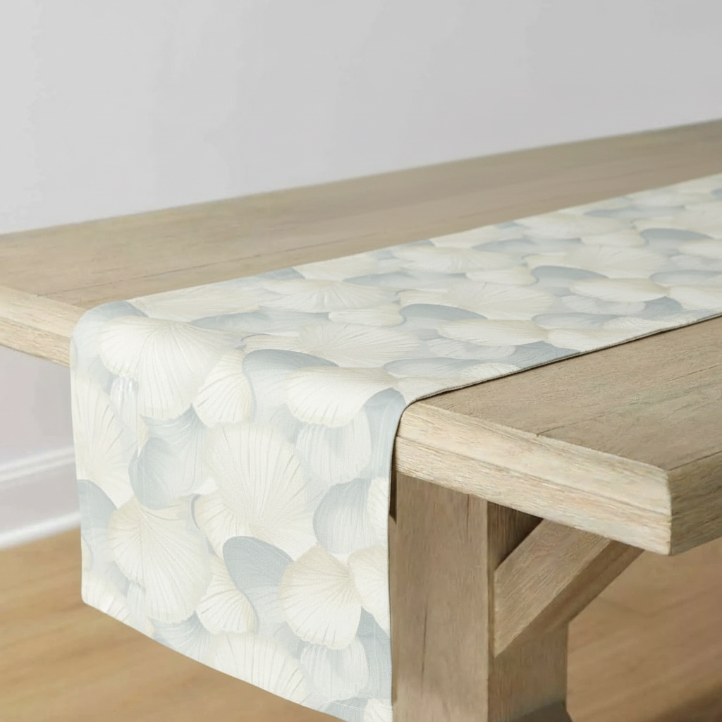 Seashell Coastal Table Runner