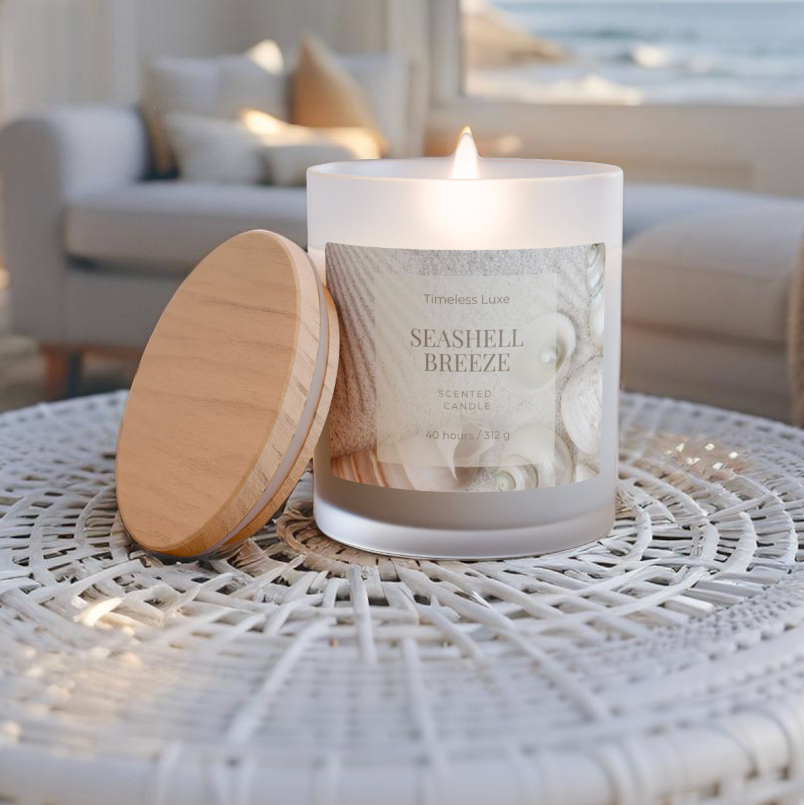 Seashell Breeze Scented Candle