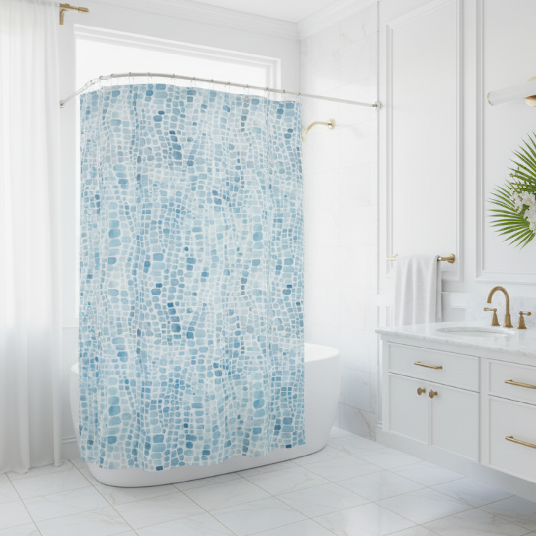 Sea Glass Shower Curtain