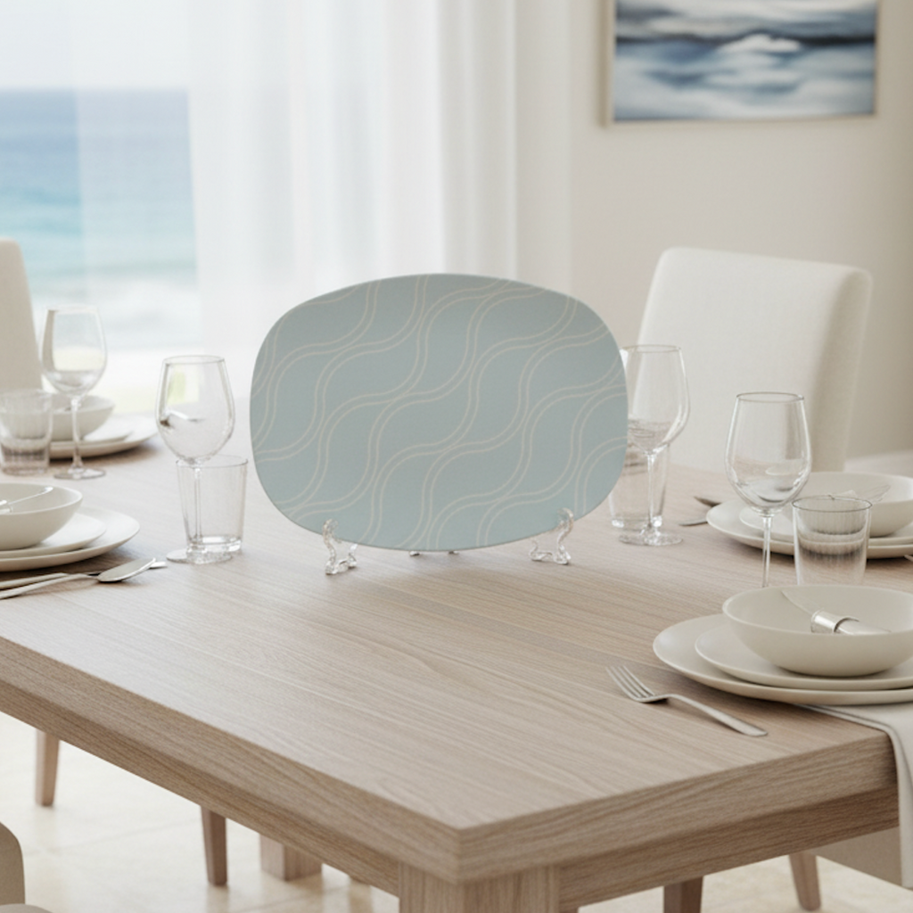 Light Blue Serving Platter