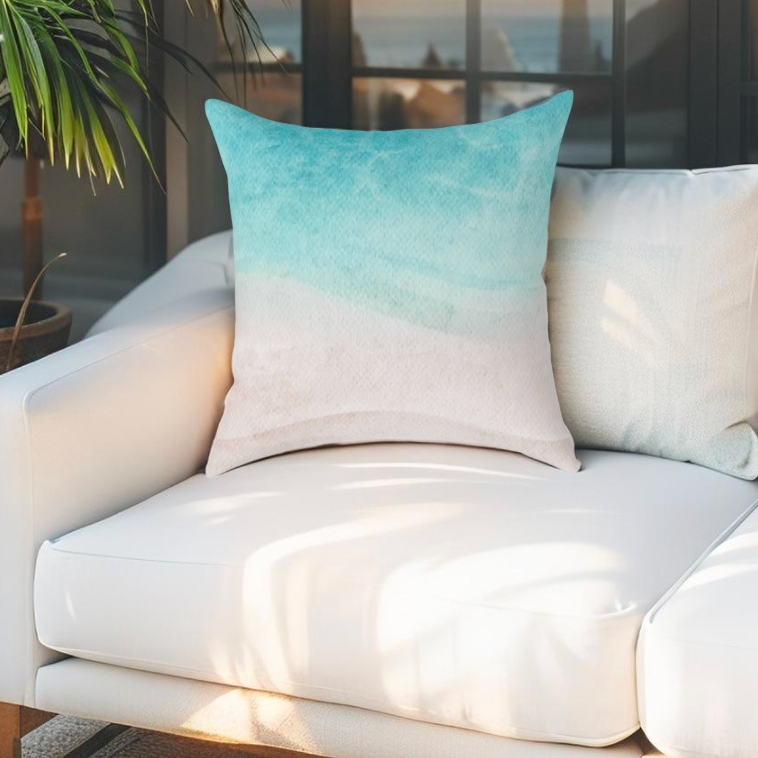 Beach Inspired Throw Pillow