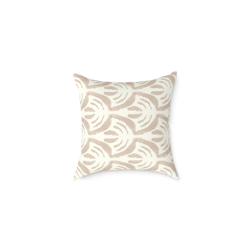 Boho Neutral Throw Pillow
