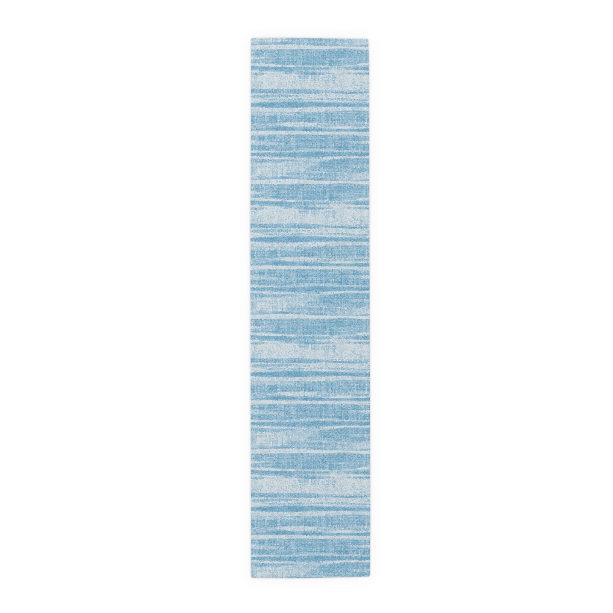 Light Blue Washed Stripe Table Runner