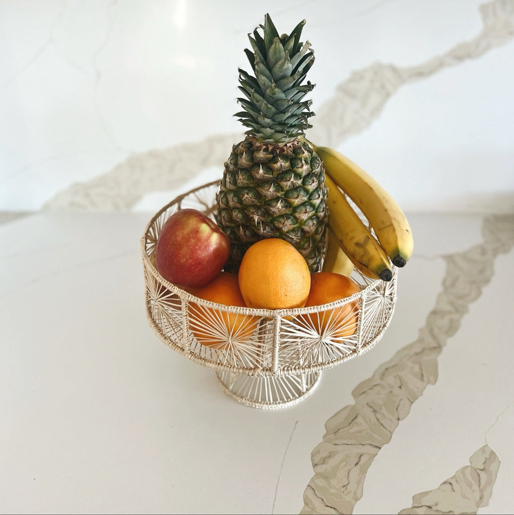 Handwoven Iraca Fruit Stand
