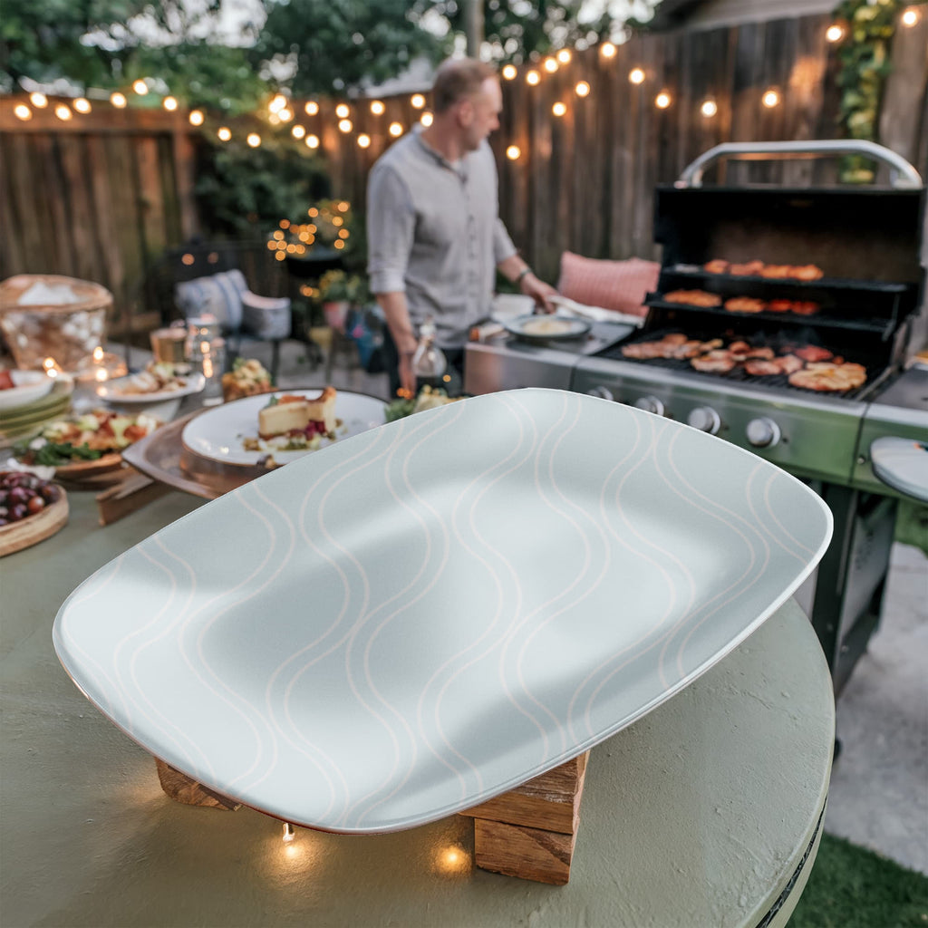 Light Blue Serving Platter