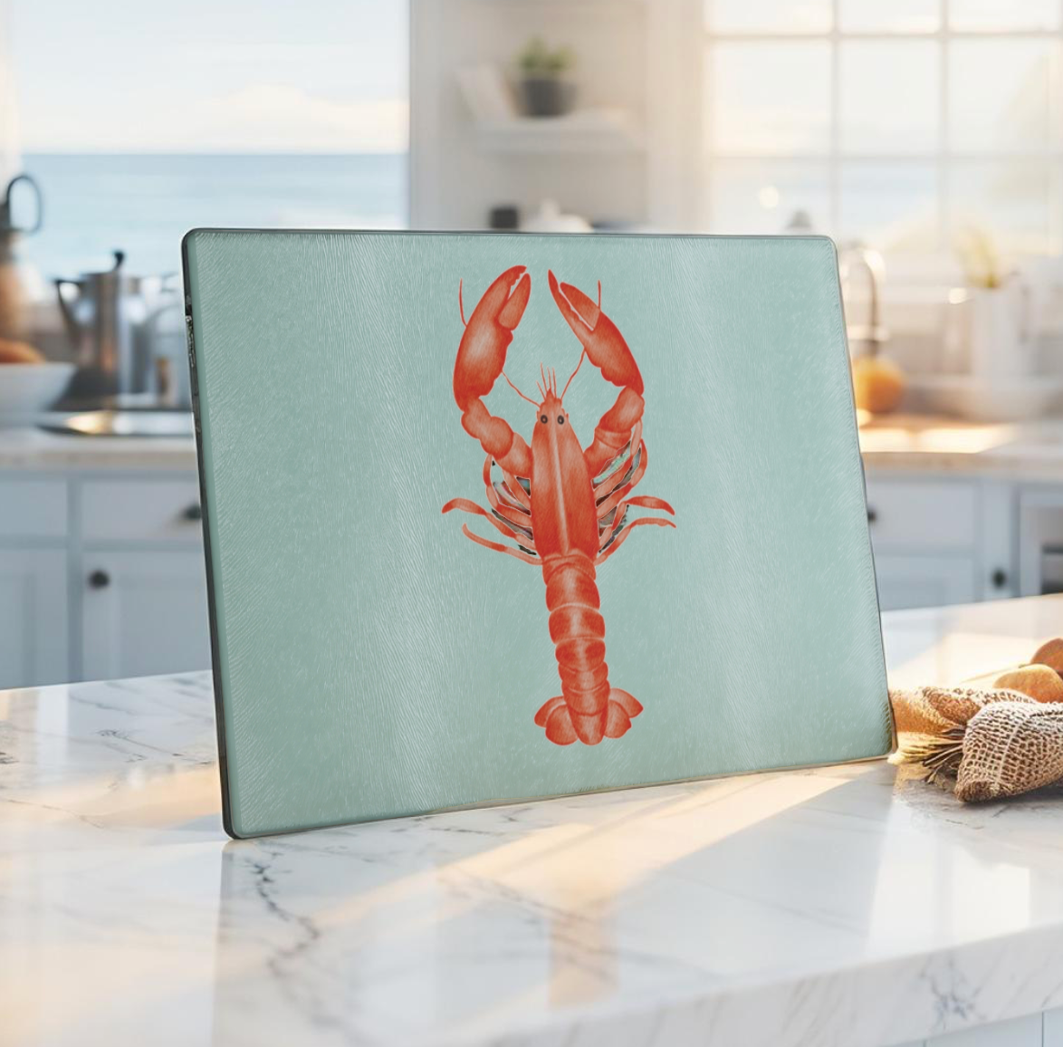 Lobster Glass Cutting Board